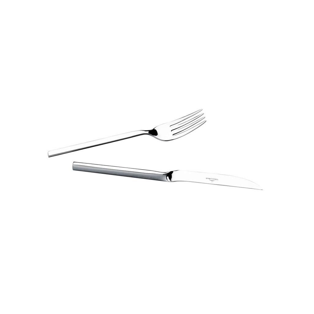 Villeroy & Boch Besteck-Set »Steakbesteck NewWave 6er Set silber« Spülmaschinenfest