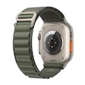 Apple Smartwatch »Ultra, GPS + Cellular, Titan, 49 mm mit Alpinarmband, M«, (Watch OS)