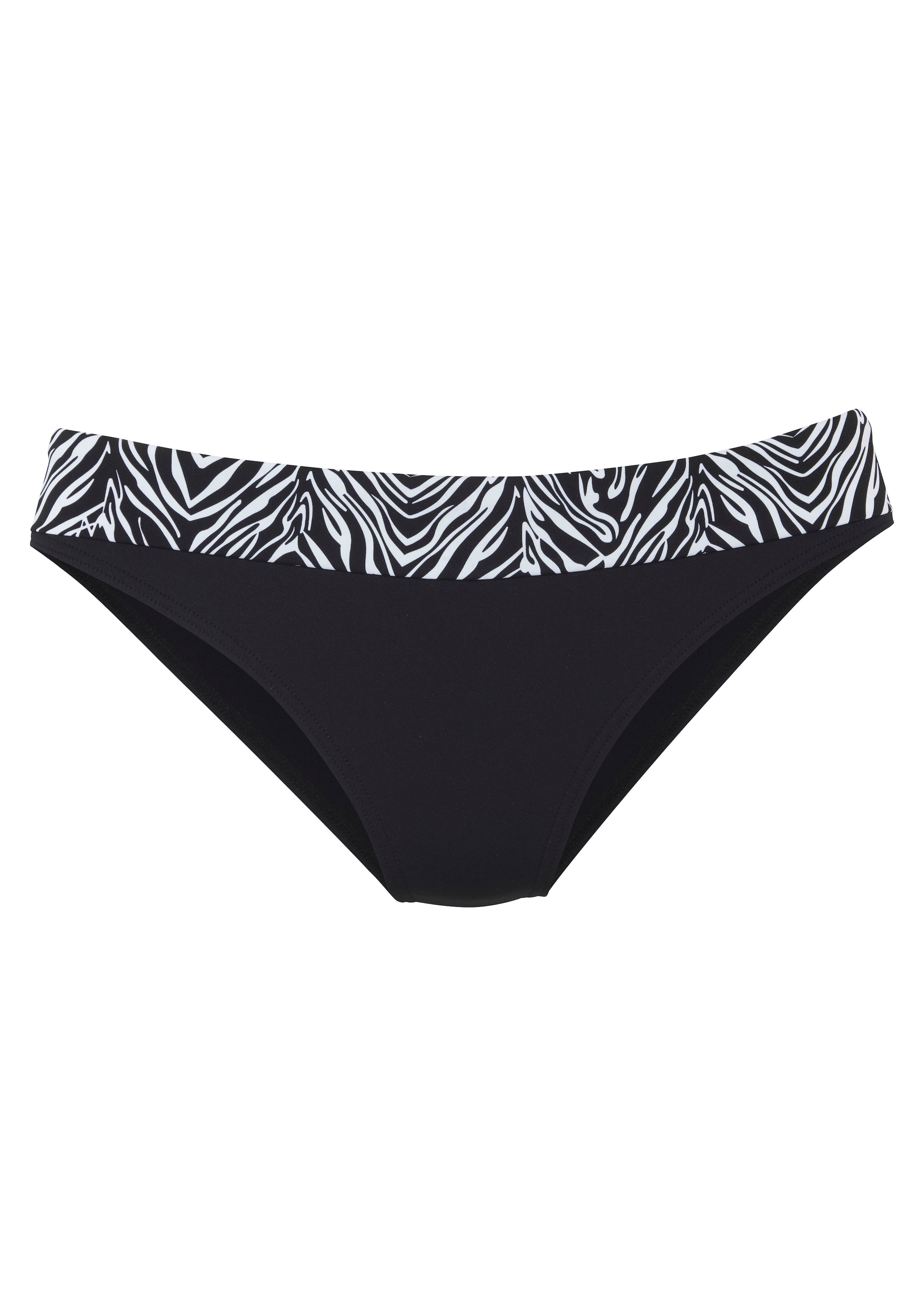 s.Oliver Bikini-Hose »Kanto«, mit Umschlagbund im Animal-Design
