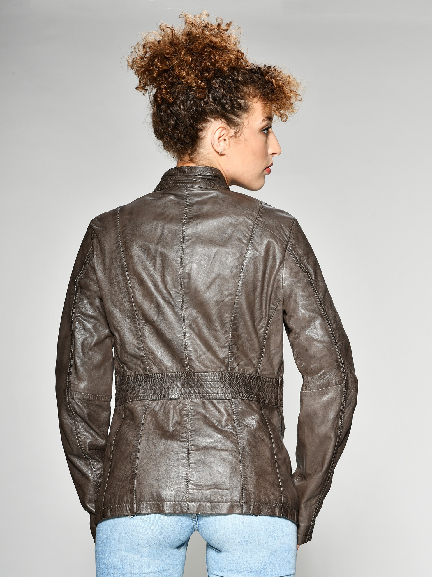MUSTANG Langjacke »Lederjacke Jasmin«
