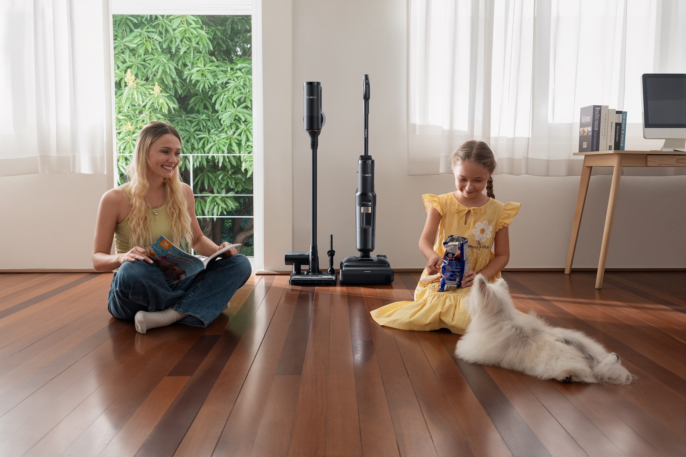 Tineco Nass-Trocken-Sauger »FLOOR ONE Switch S7 Stretch Premium, mit 85°Grad Heißluft-Trocknung,« für Tierhaare & Allergiker, Teppich & Hartboden