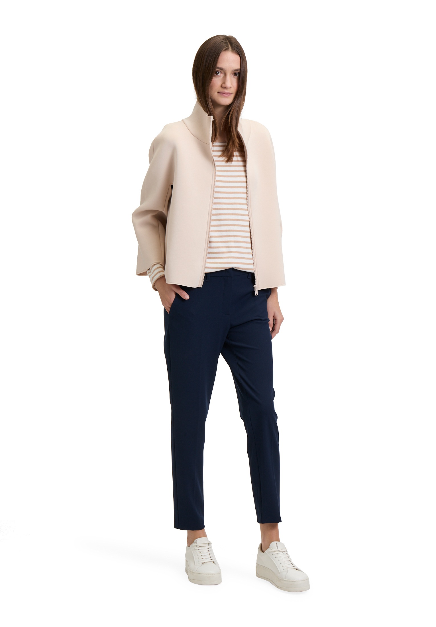 Betty&Co Outdoorjacke »Casual-Jacke mit Stehkragen«