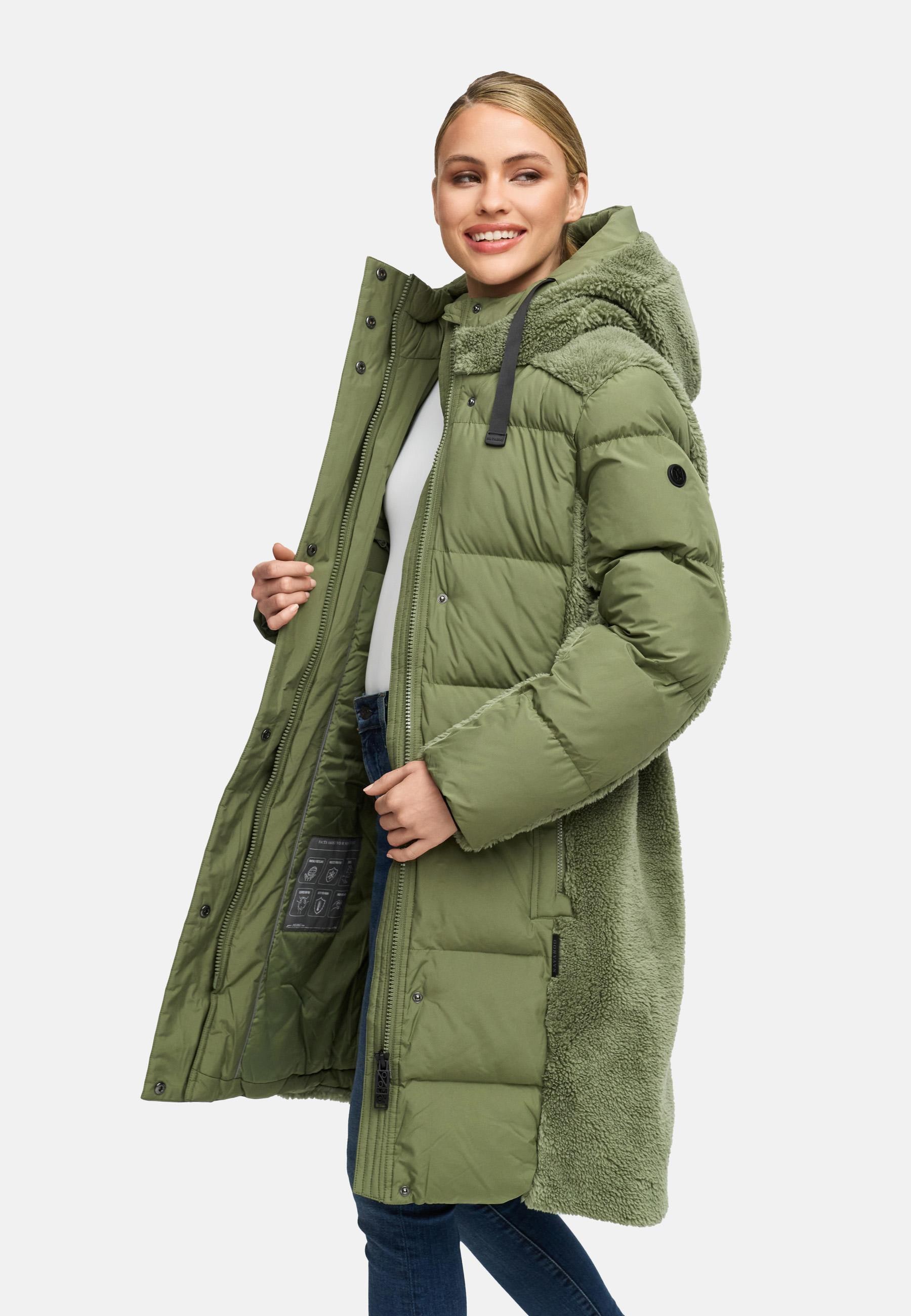 Navahoo Wintermantel »Wintermantel Funkelteddy 14«