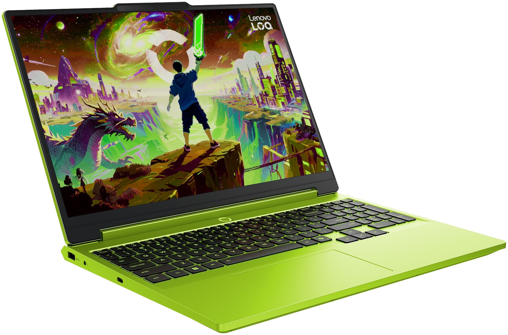 Lenovo Gaming-Notebook »LOQ 15AHP11 Limited Green Edition« 38,86 cm / 15,3 ″ AMD Ryzen 7 GeForce RTX 5060 512 GB SSD