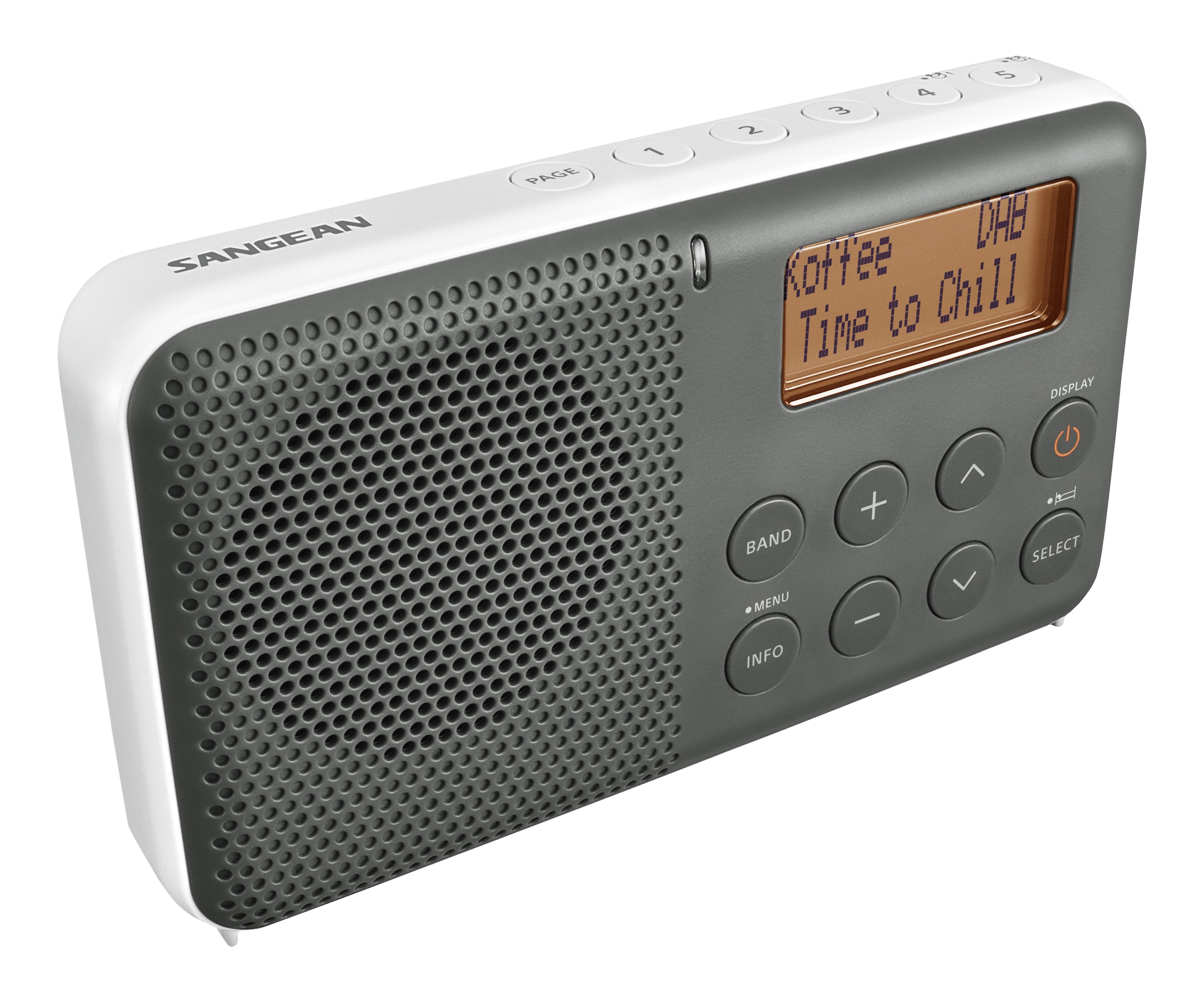 Sangean Digitalradio (DAB+) »DPR-64 (Pocket 640)«, (Digitalradio (DAB+)-FM-Tuner mit RDS), integr. Akku, Lautsprecher