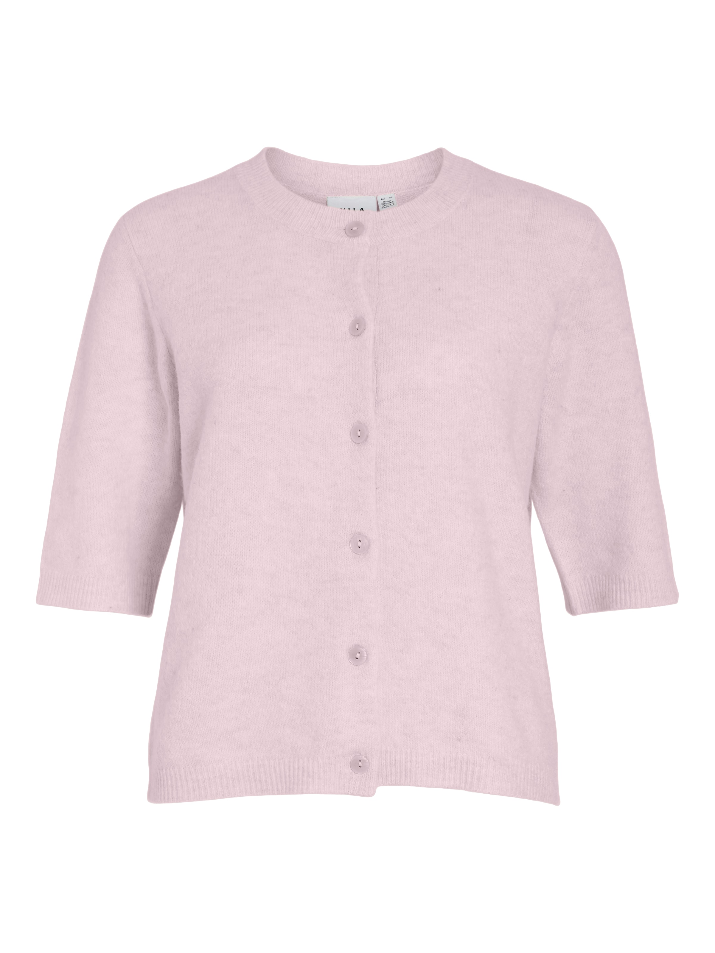 Vila Strickjacke »VILIGA 2/4 O-NECK KNIT CARDIGAN - NOOS« Materialmix, regular fit