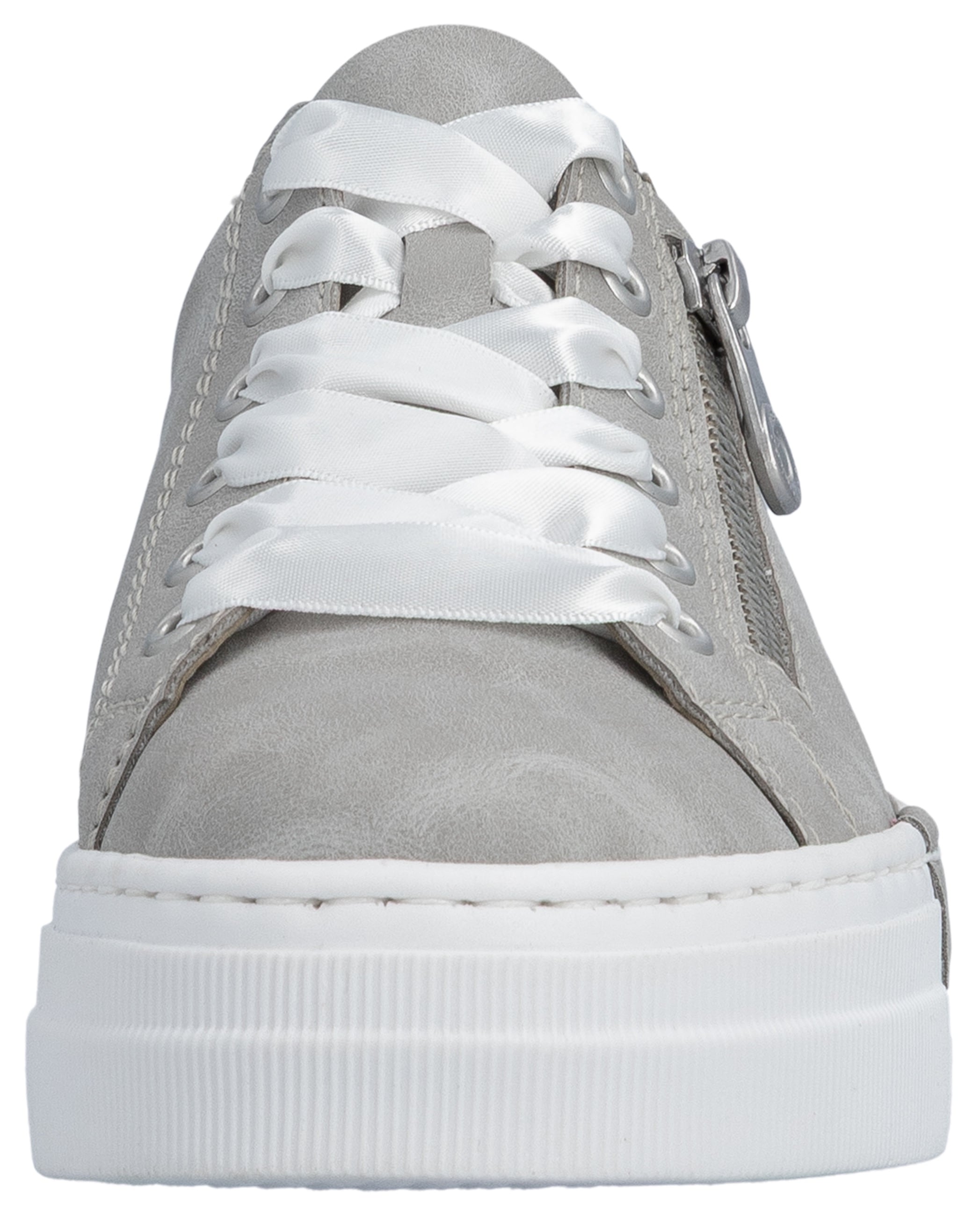 Rieker Plateausneaker  mit Zier-Reißverschluss, Freizeitschuh, Halbschuh, Schnürschuh