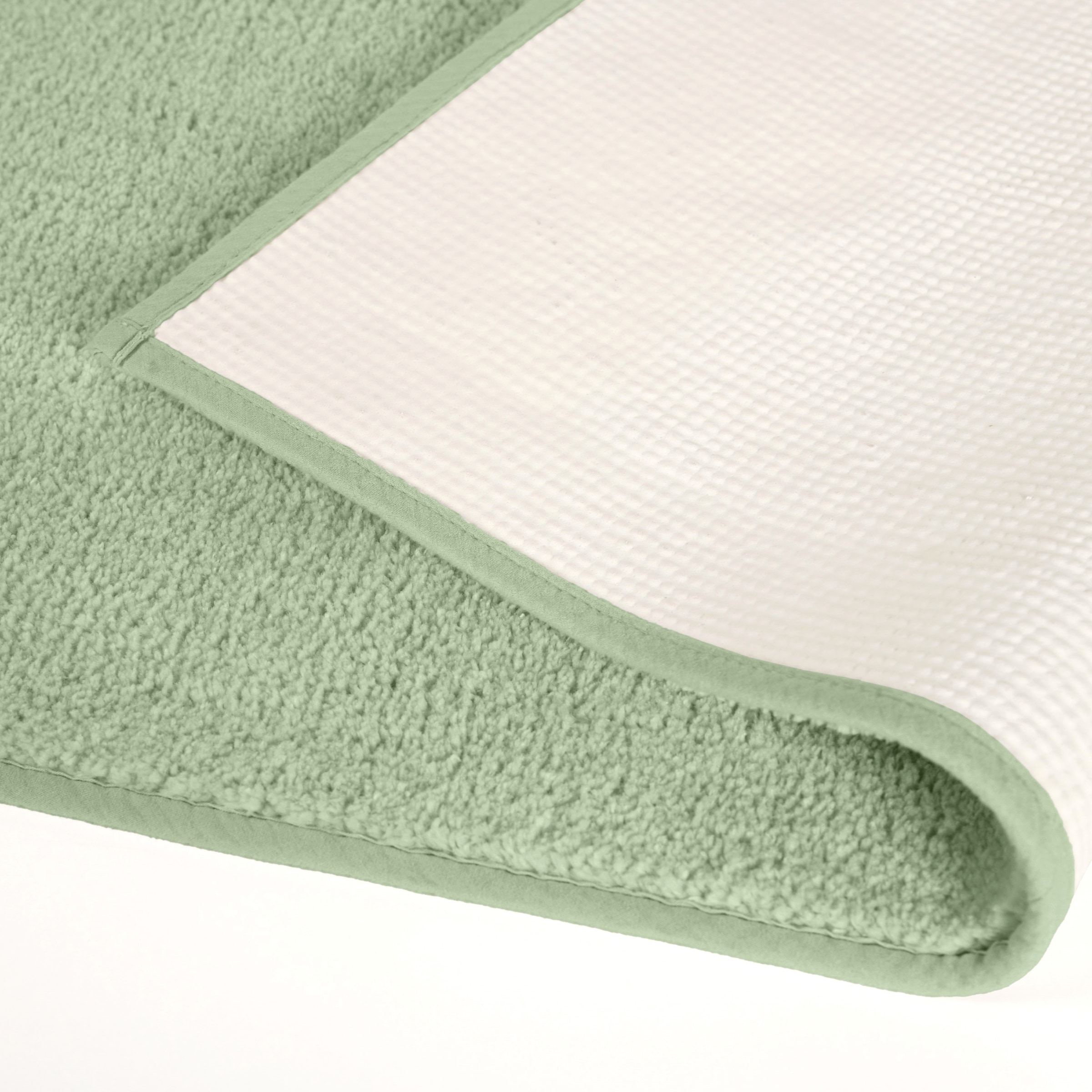 my home Badematte »Vanessa, Badvorleger, Badezimmer Teppich«, rutschhemmend beschichtet, schnell trocknend-fußbodenheizungsgeeignet-strapazierfähig, Badteppich, weiche Haptik, unifarben