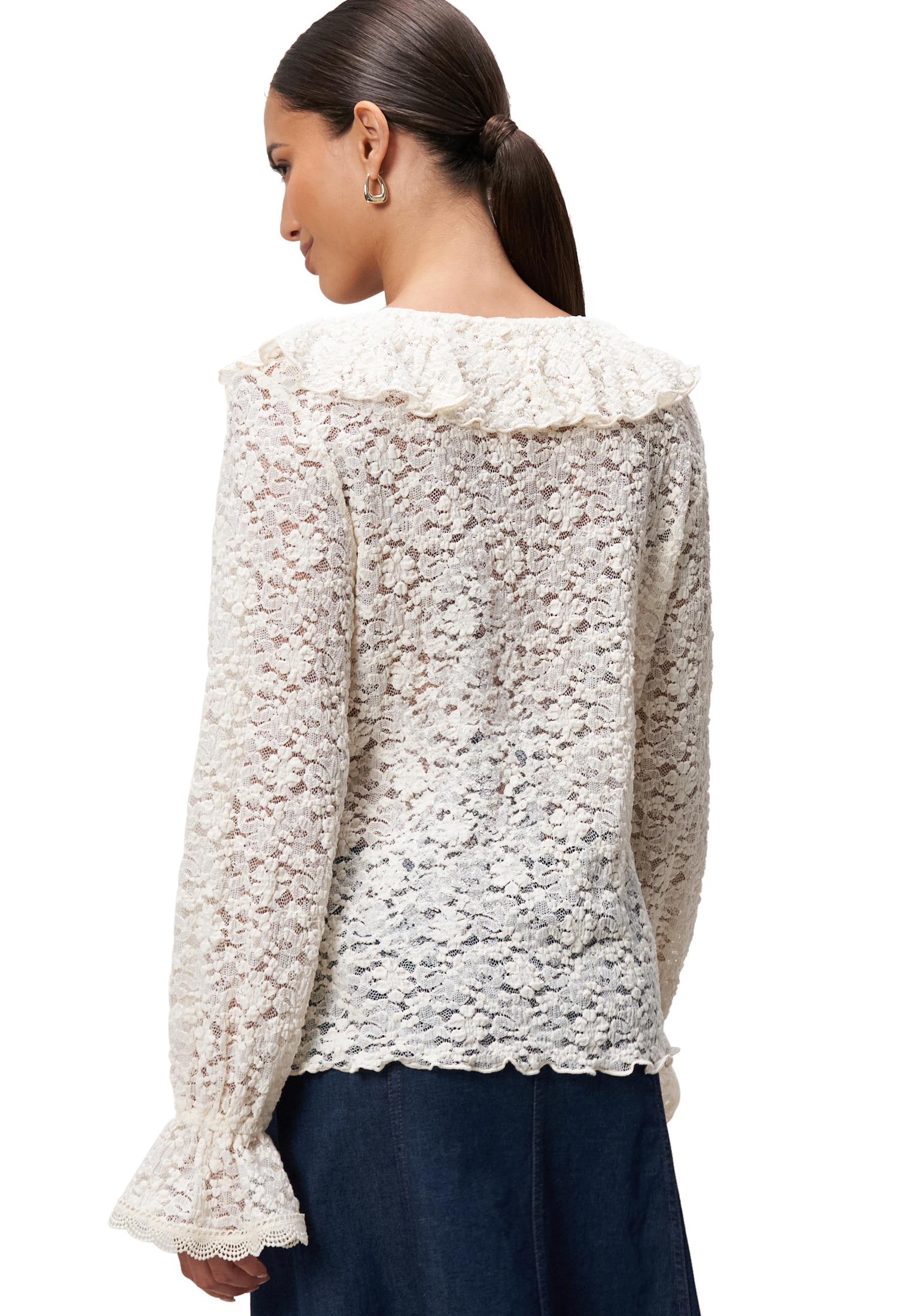 Zero Spitzenbluse »Boho-Bluse aus Spitze«