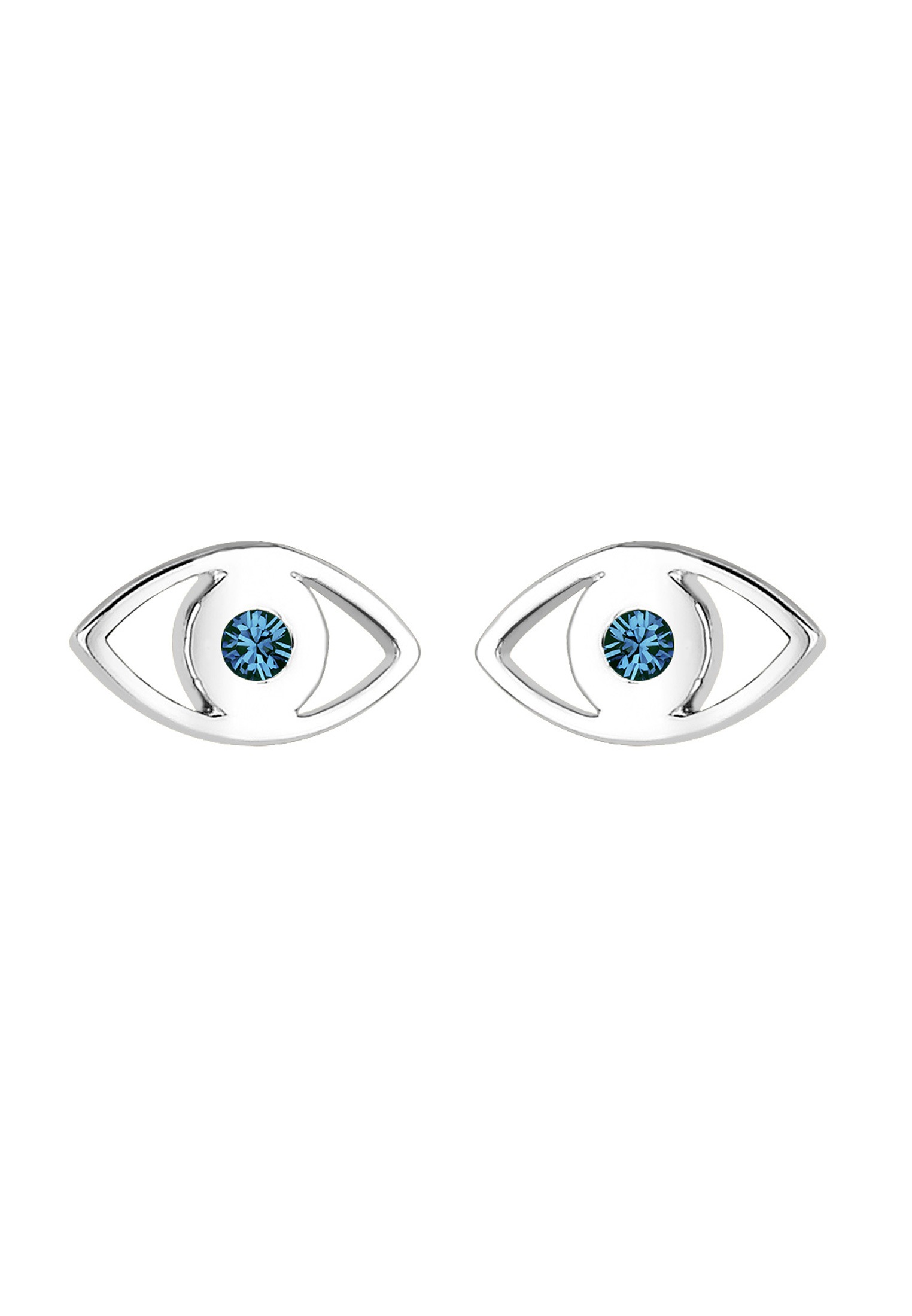 Elli Paar Ohrstecker »Ohrringe Evil Eye Schutzsymbol Kristalle Silber«
