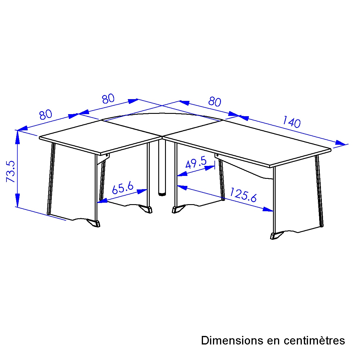 Gami »MAMBO«, OTTO Tischelement bei (1 Bindungswinkel 90° St.),