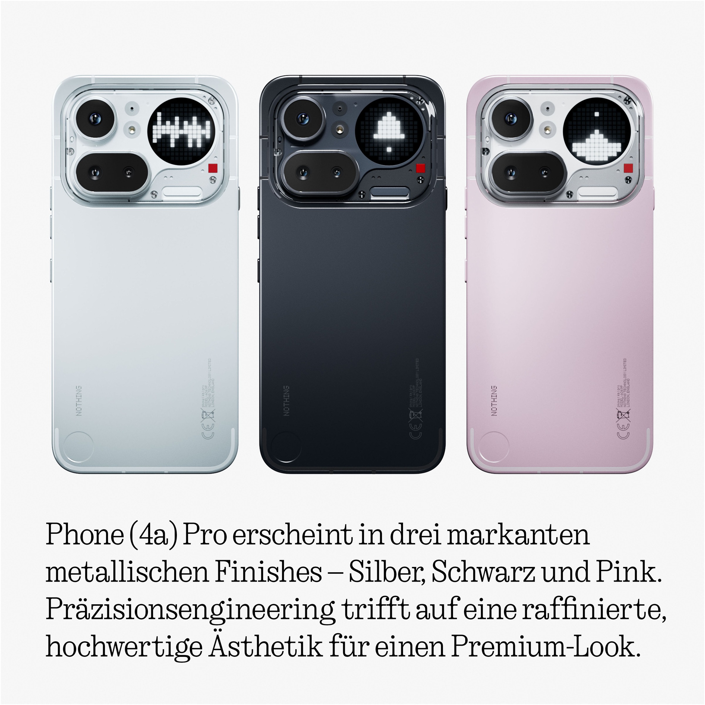 NOTHING Smartphone »Phone (4a) Pro« Black