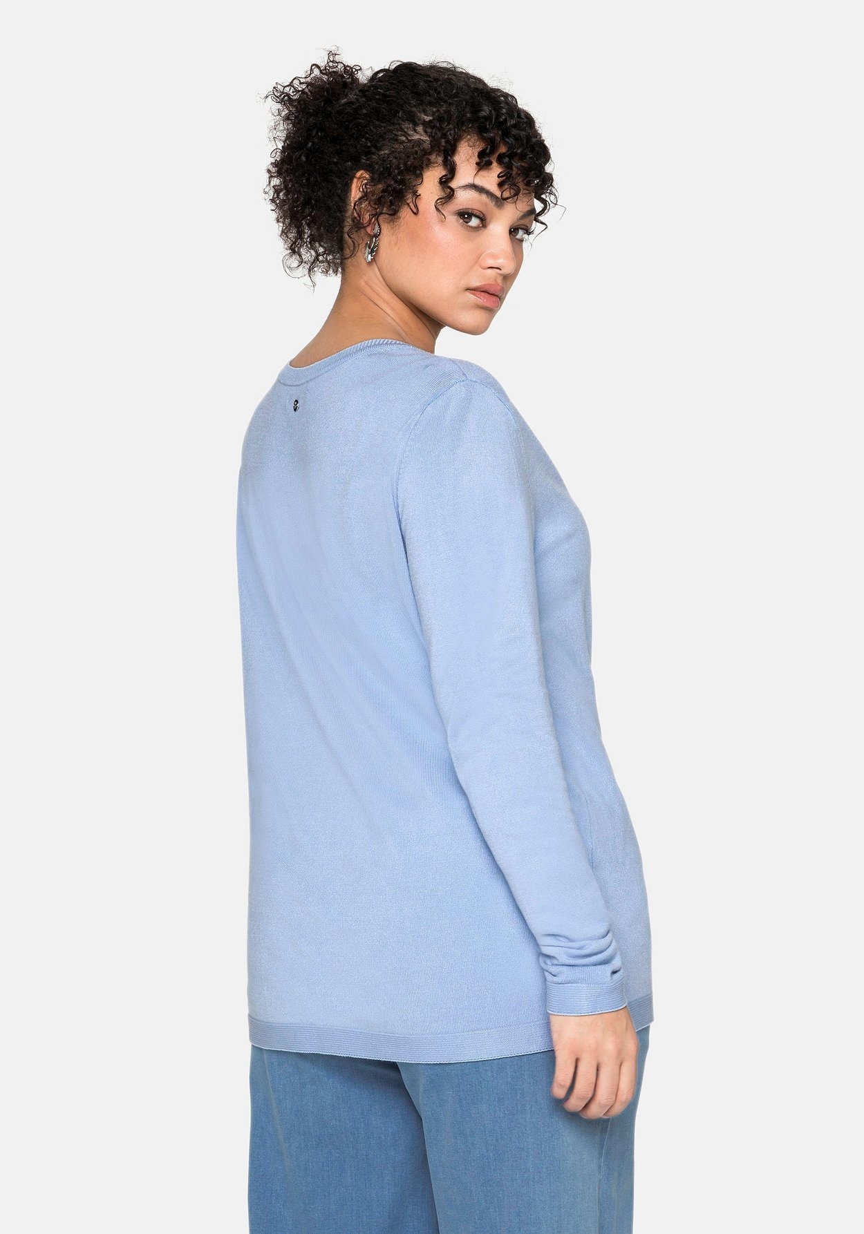 Sheego Strickjacke »Strickjacke mit Knopfleiste«, mit Knopfleiste
