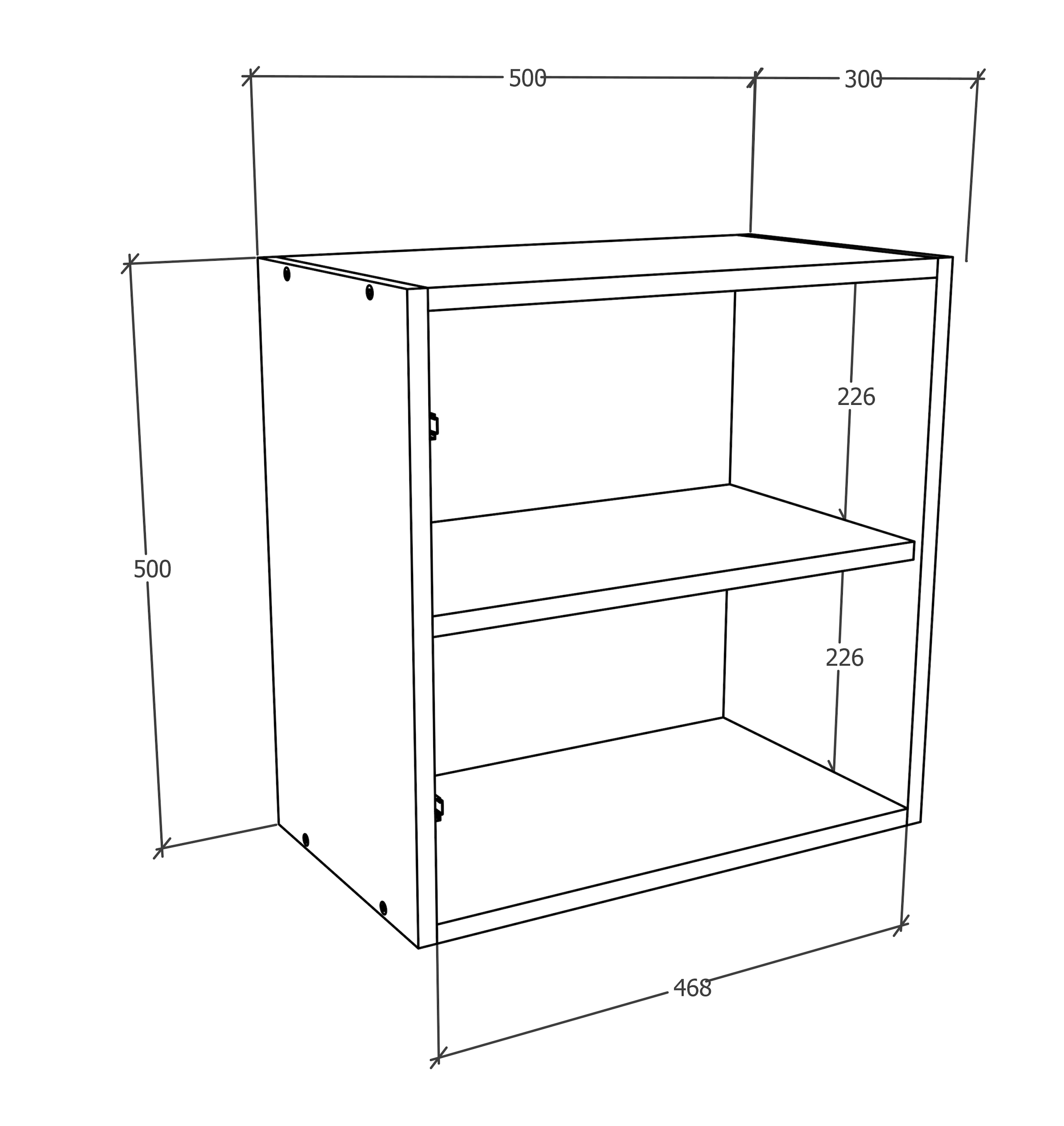 VCM Wandregal »Wandregal Wandboard Wandschrank Würfel Arila M«