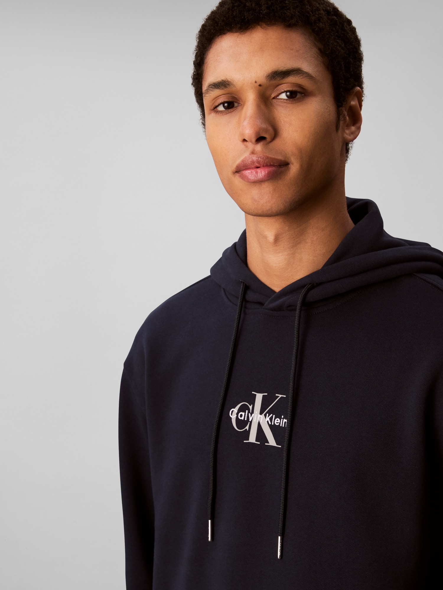 Calvin Klein Jeans Sweatshirt »LS EU 350TERRY MICRO MONOLOGO HO«, Kapuze, regular fit
