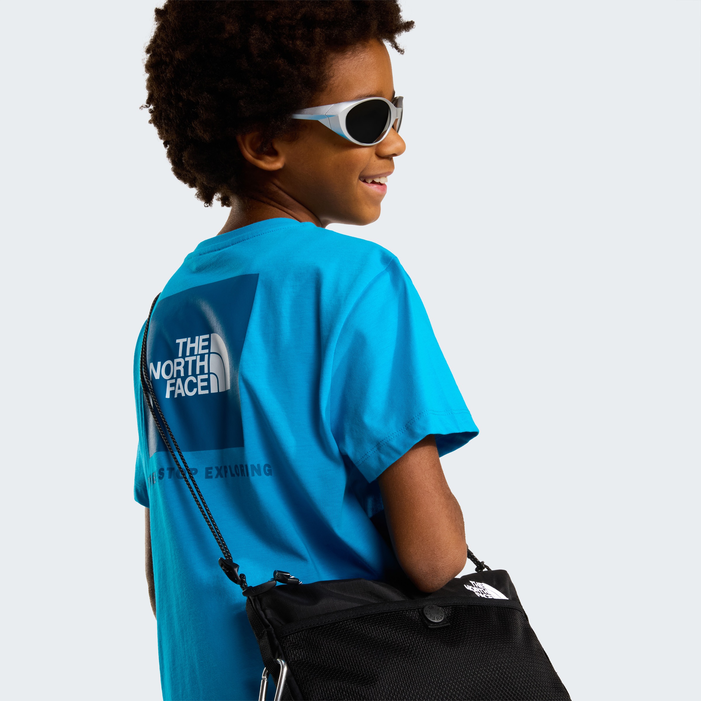The North Face T-Shirt »TEEN BOX NSE REGULAR SS TEE« für Jugendliche, sportlicher Stil, Kurzarm, Rundhalsausschnitt