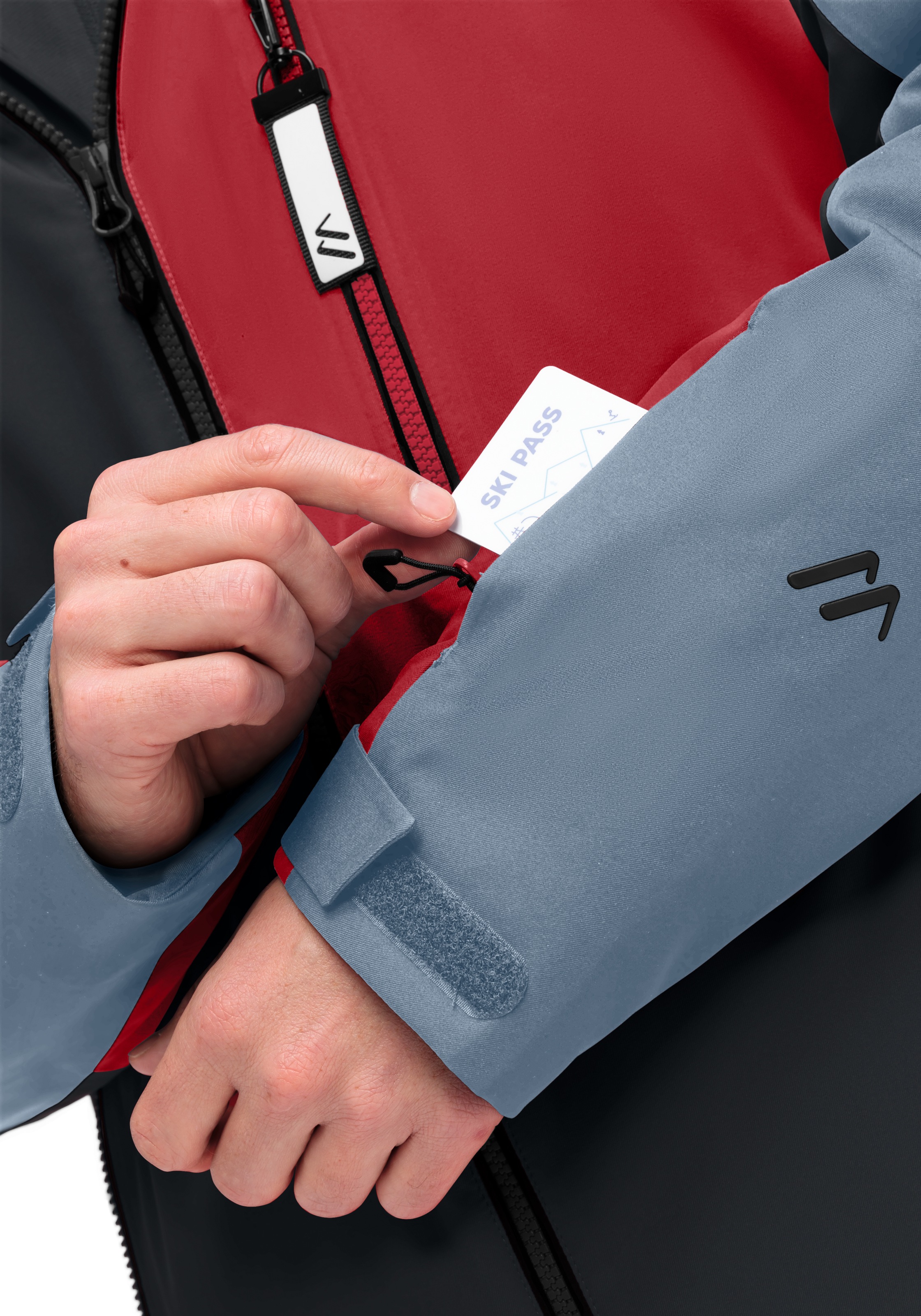 Maier Sports Skijacke »Oravice«, Herren Winterjacke mit RV-Taschen und Kapuze, wasserdicht