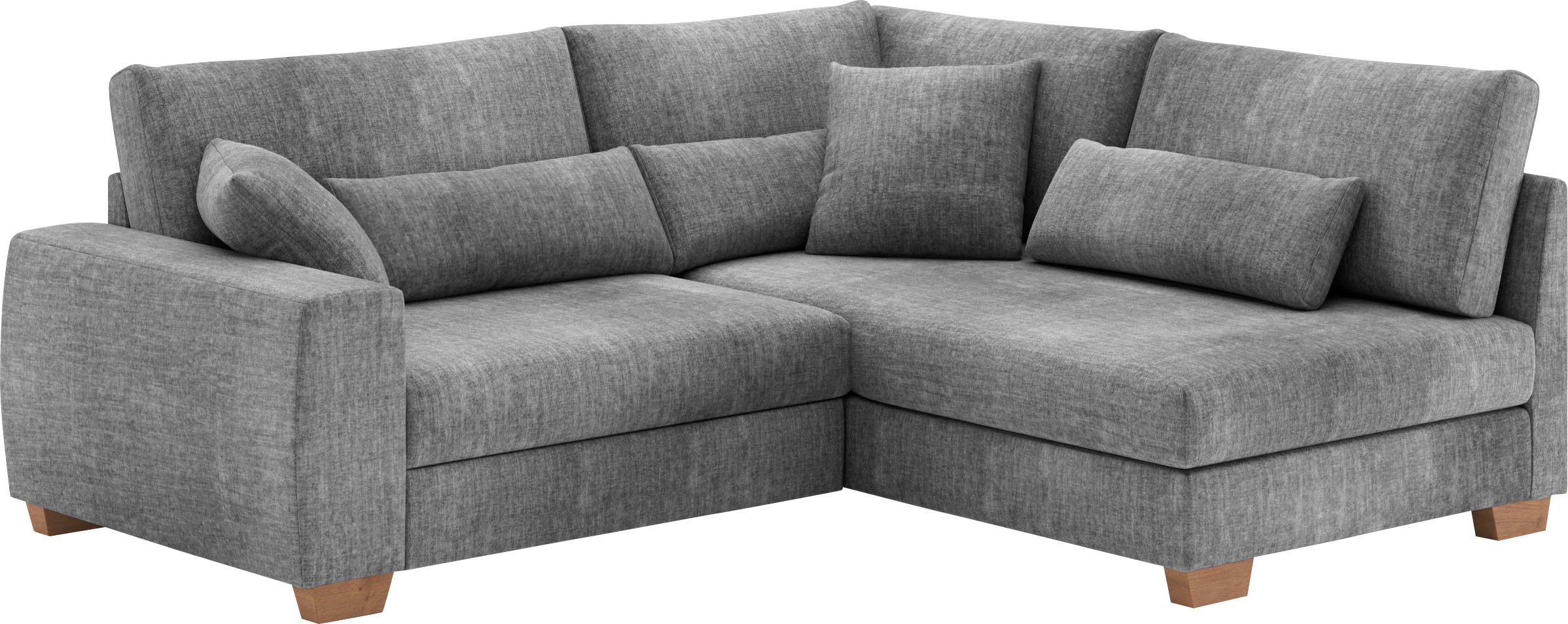 Mr. Couch Ecksofa »Helena L-Form«, Mit Federkern, wahlweise mit Bettfunktion und Taschenfederkern