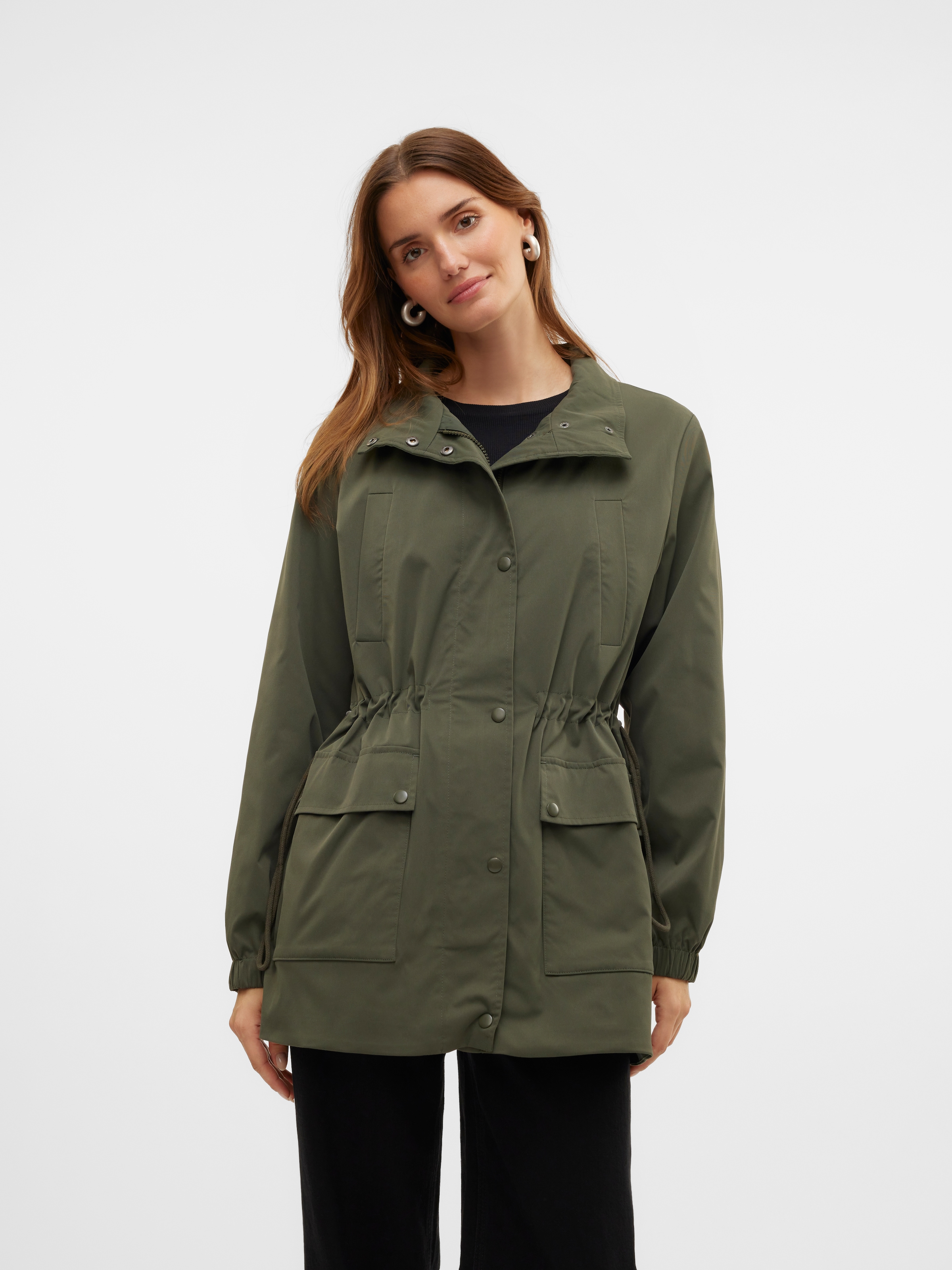 Vero Moda Langjacke »VMCHELSEASIA JACKET BOO«, ohne Kapuze