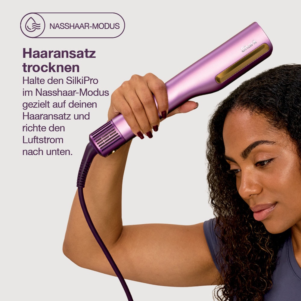 Shark Glätteisen »Shark Silki 3-in-1 HT401EUPU« VIELSEITIGES STYLING: Stretchen, Formen, Locken oder Glätten