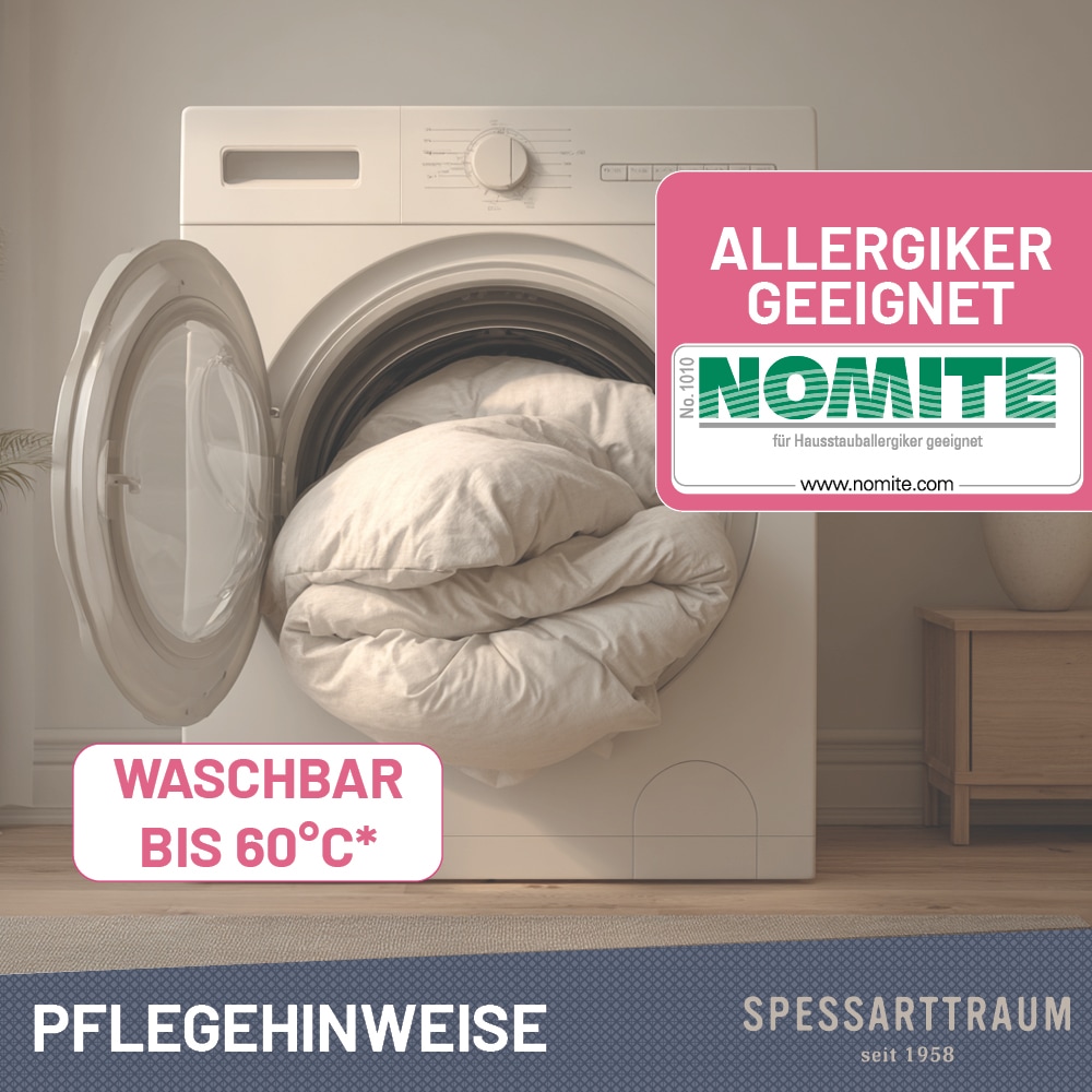 SPESSARTTRAUM Gänsefederkopfkissen »Premium«, Füllung: 85% Gänsefedern / 15% Gänsedaunen, Klasse 1, Downpass zertifiziert, Bezug: 100% Baumwolle, nachhaltig (Made in Green), Hausstauballergiker geeignet, (1 St.), gute Stützkraft
