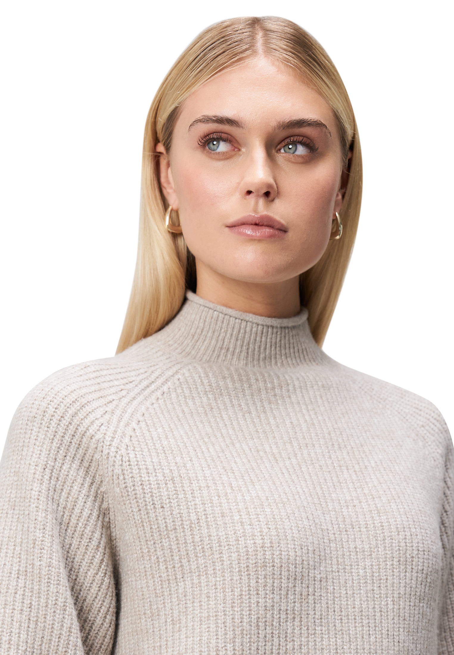 Zero Strickkleid »Strickkleid mit Stehkragen«