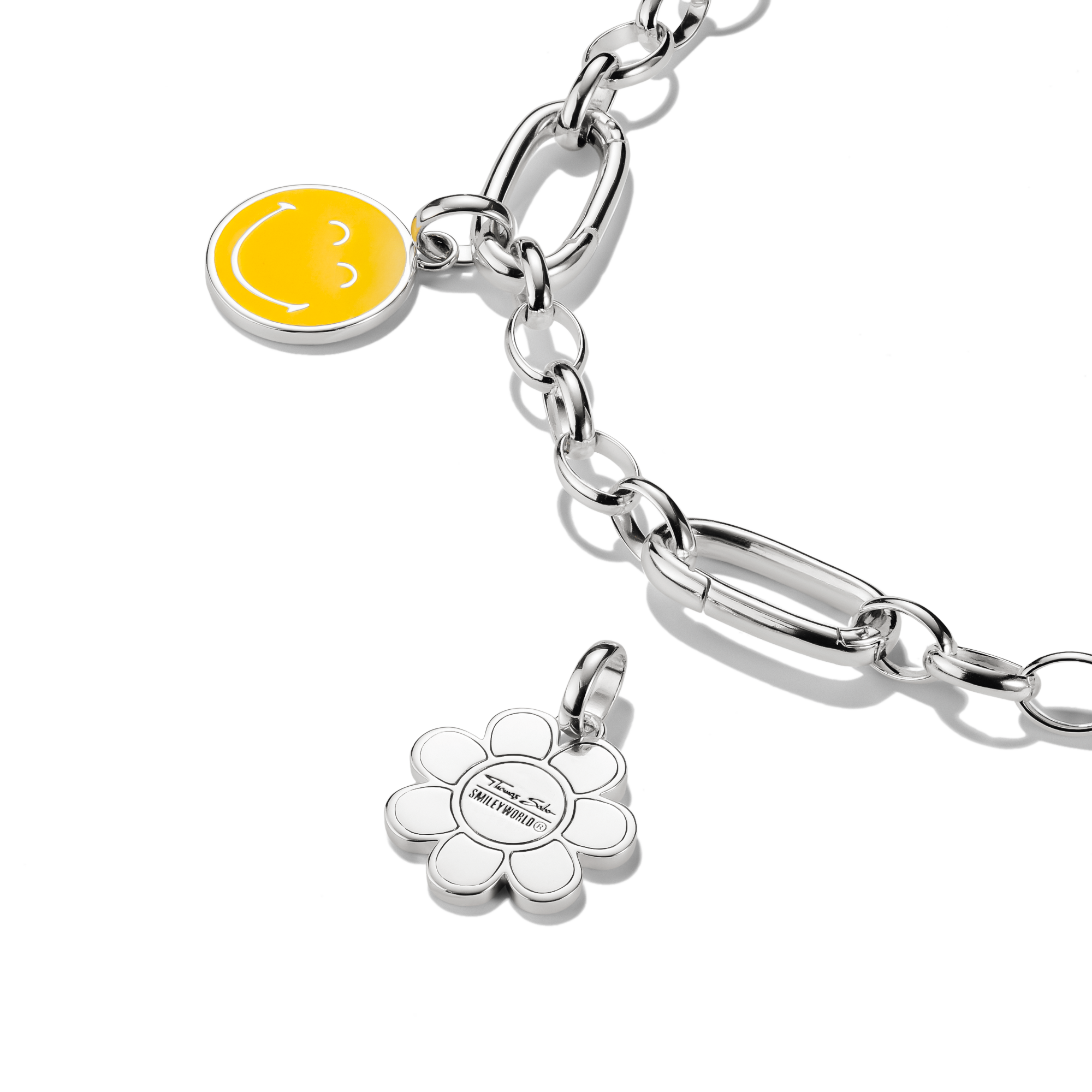 THOMAS SABO Charm-Einhänger »SMILEYWORLD® Daisy Charm - Connect«