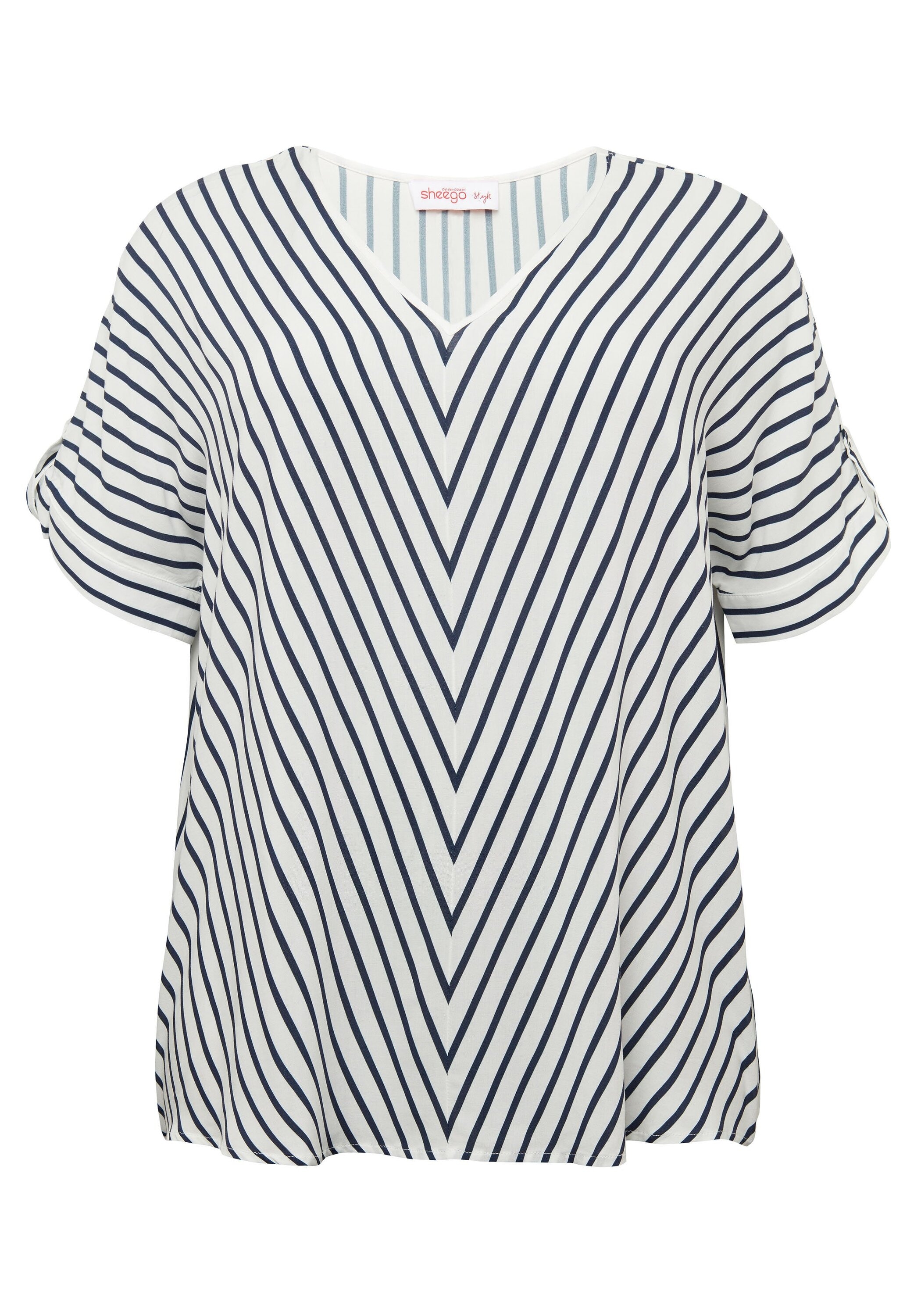Sheego Tunika »Tunika in Oversize-Form mit Streifen«