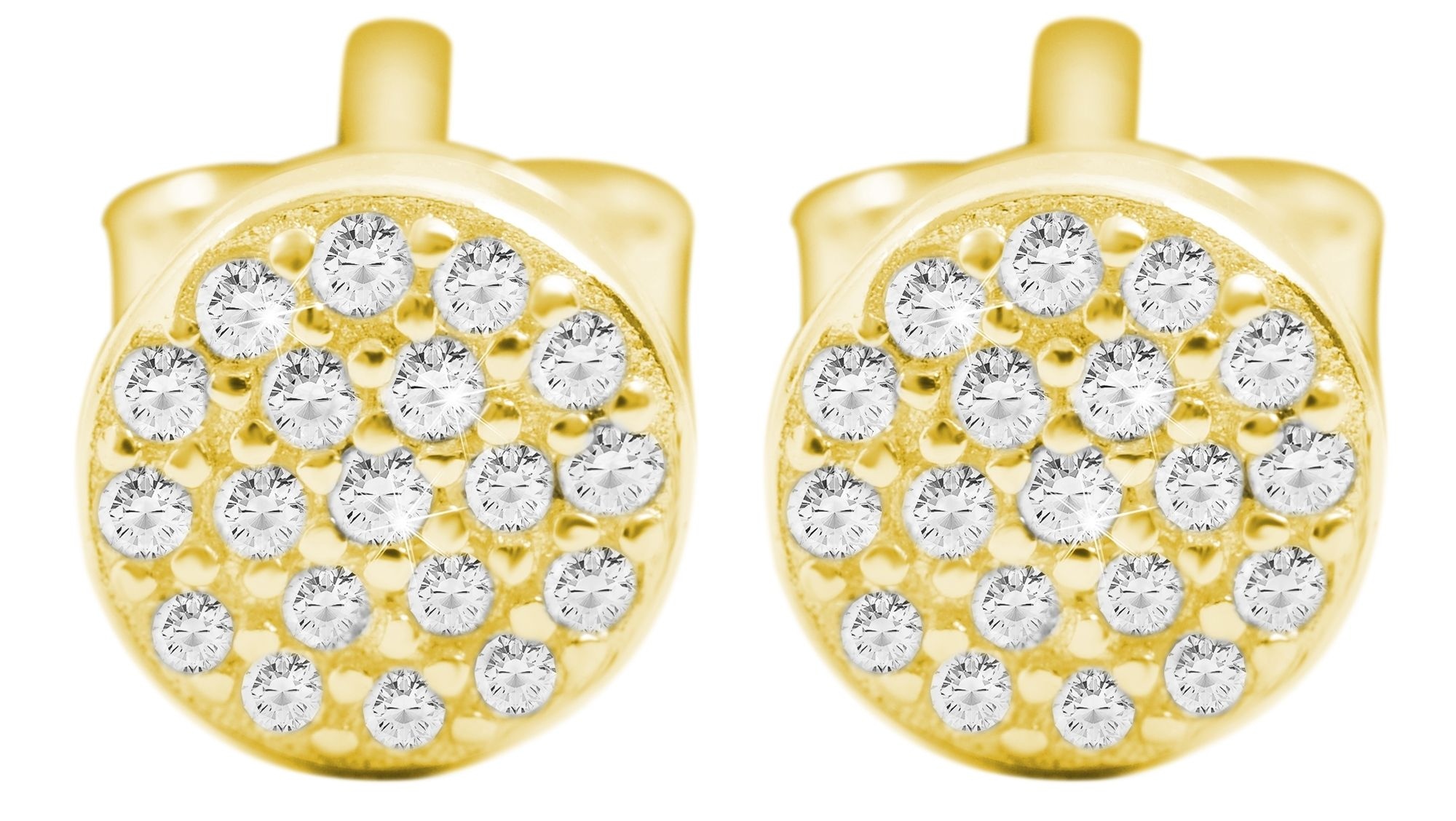 Adelia´s Paar Ohrstecker »Damen Ohrringe ¿ Ohrstecker aus 925 Silber mit Zirkonia«