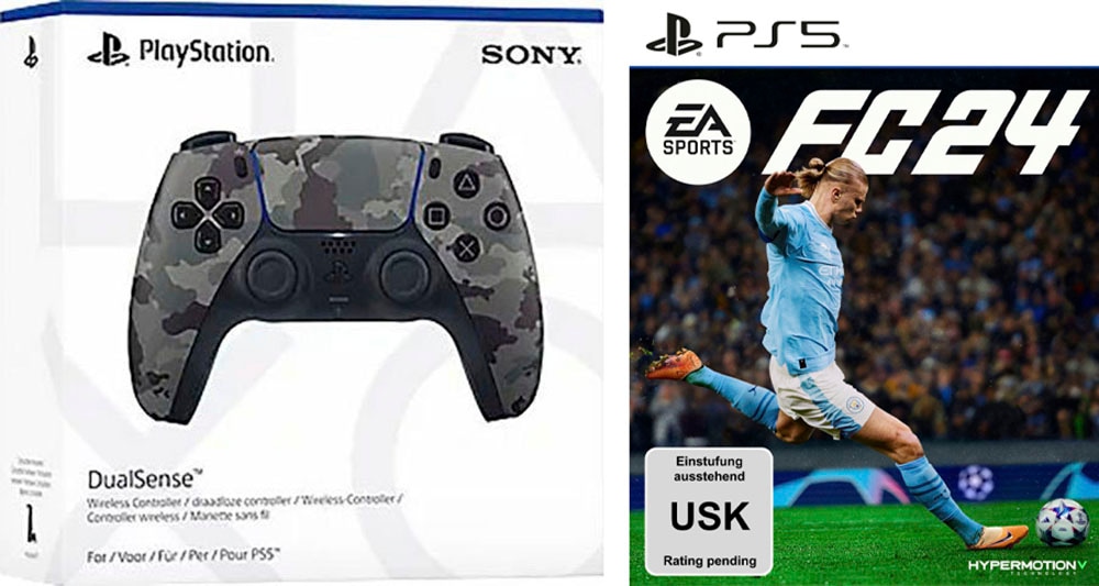 PlayStation 5 PlayStation Wireless FC 24 »EA online bei OTTO Sports 5-Controller Camouflage« DualSense 
