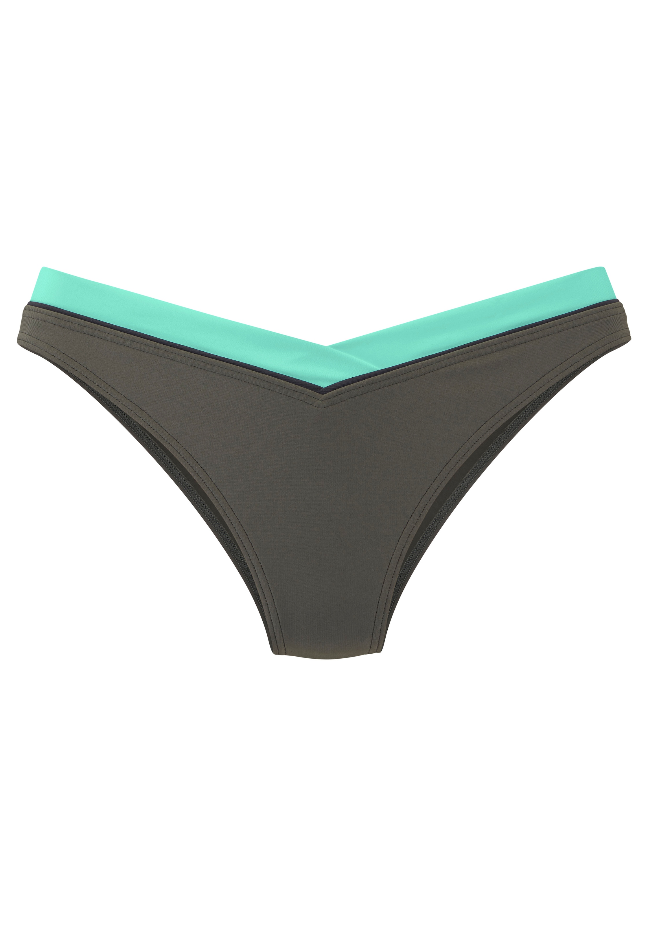 s.Oliver Bikini-Hose »Yella« mit kontrastfarbenen Details und V-Bund