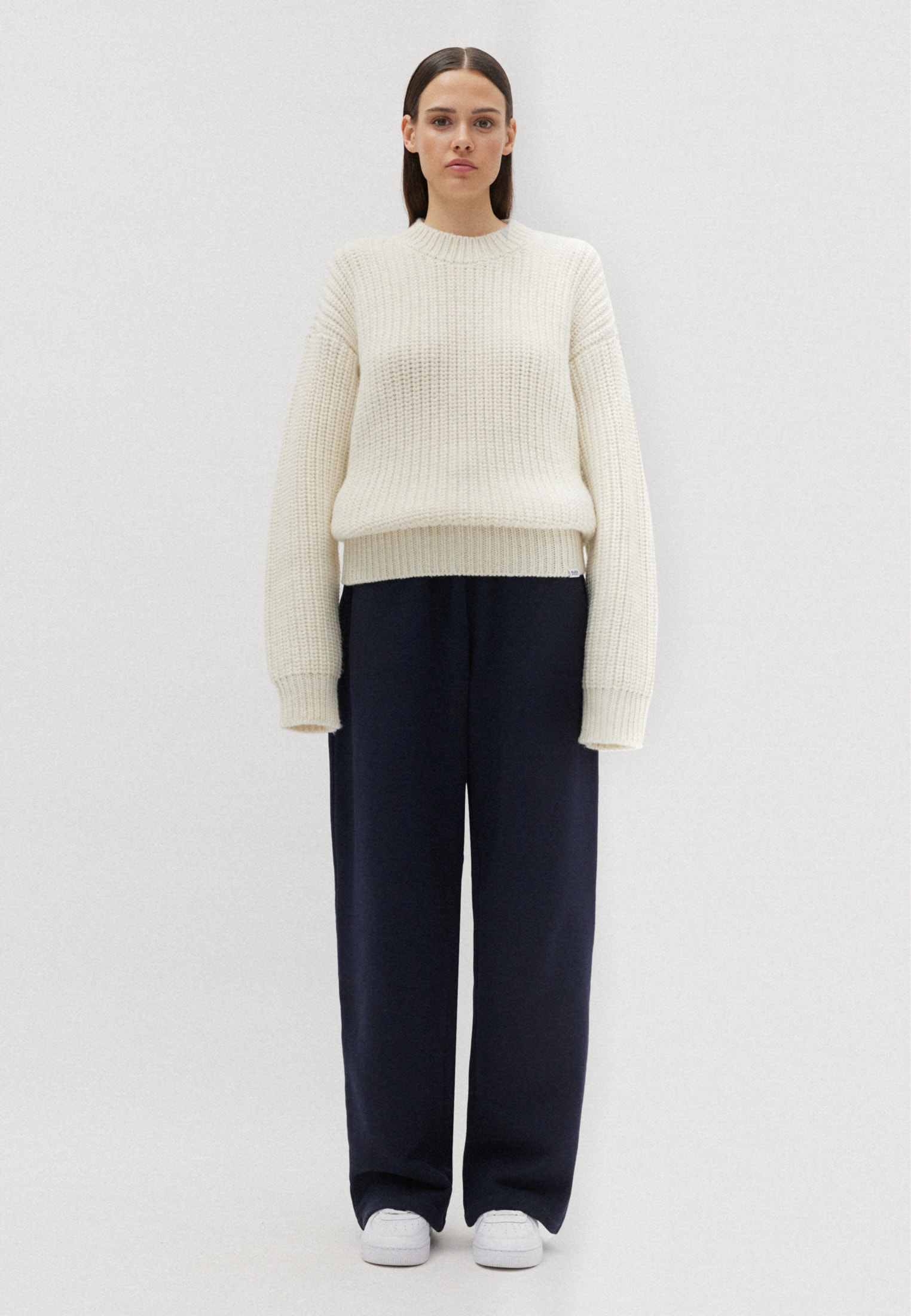 studio seidensticker Strickpullover »Studio«, Langarm Rundhals Uni