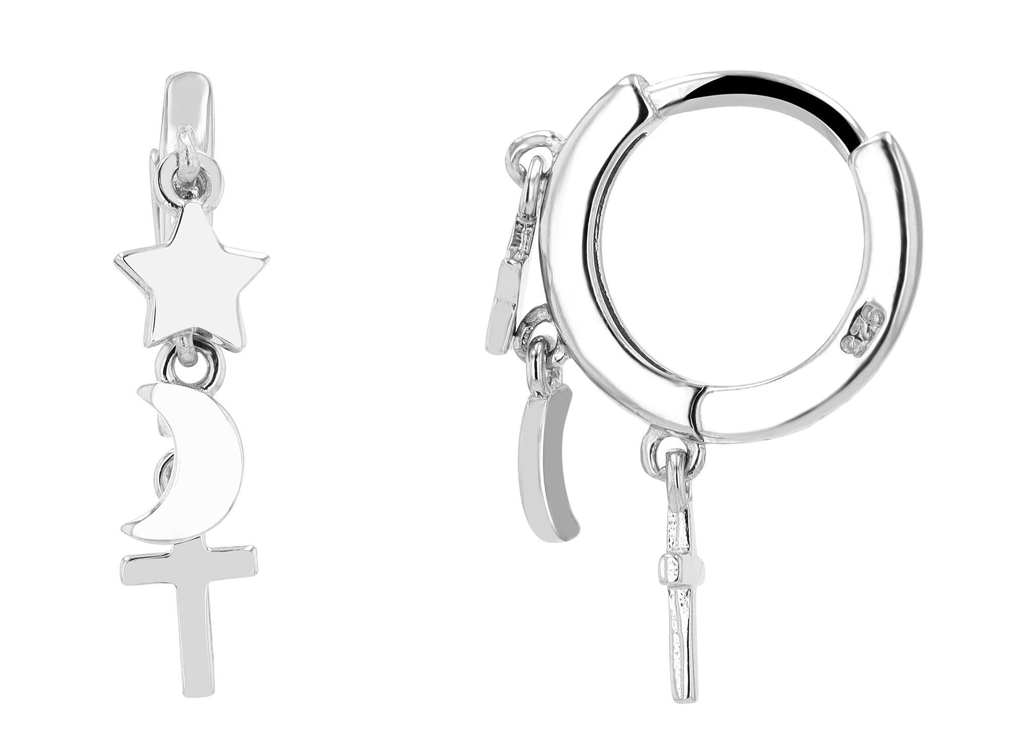 Adelia´s Kreuzanhänger »Damen Anhänger ¿ Kreuz Kreuzanhänger aus 925 Silber«