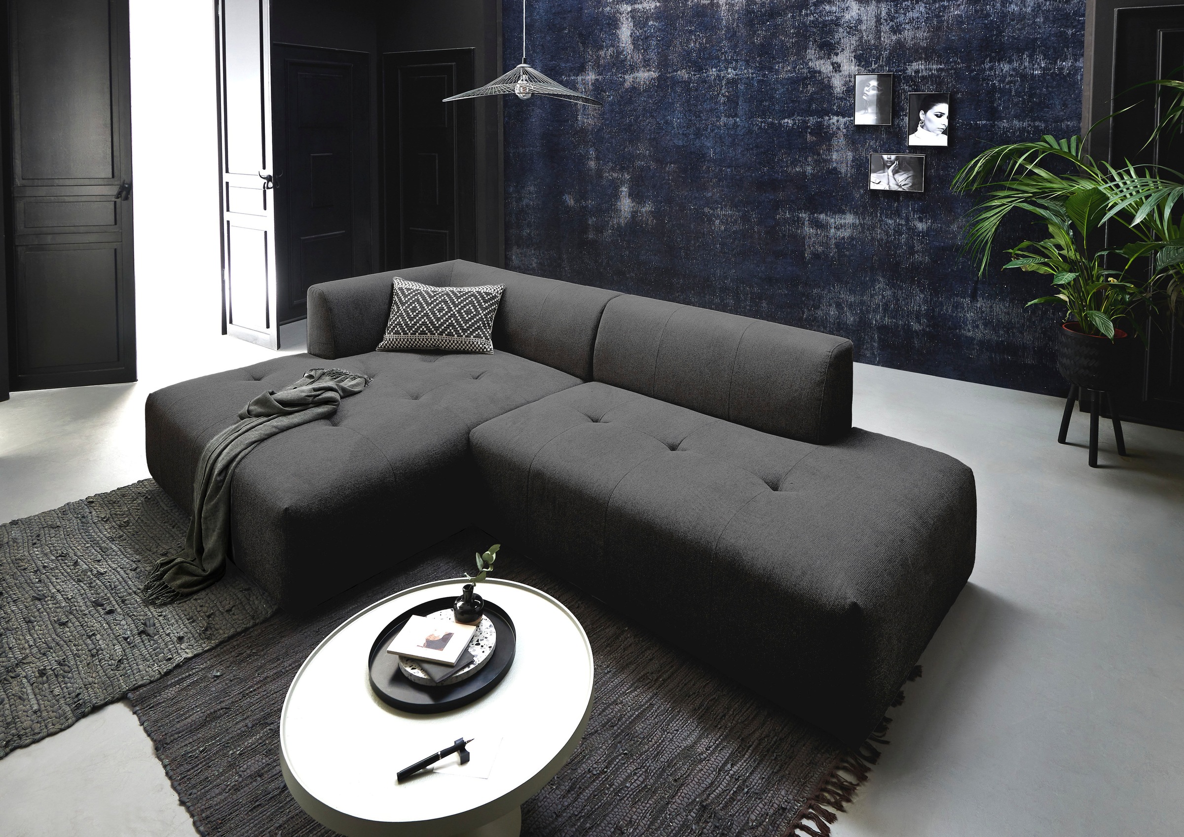 ATLANTIC home collection 3-Sitzer »Leonardo«, Ottomane mit XXL-Liegefläche