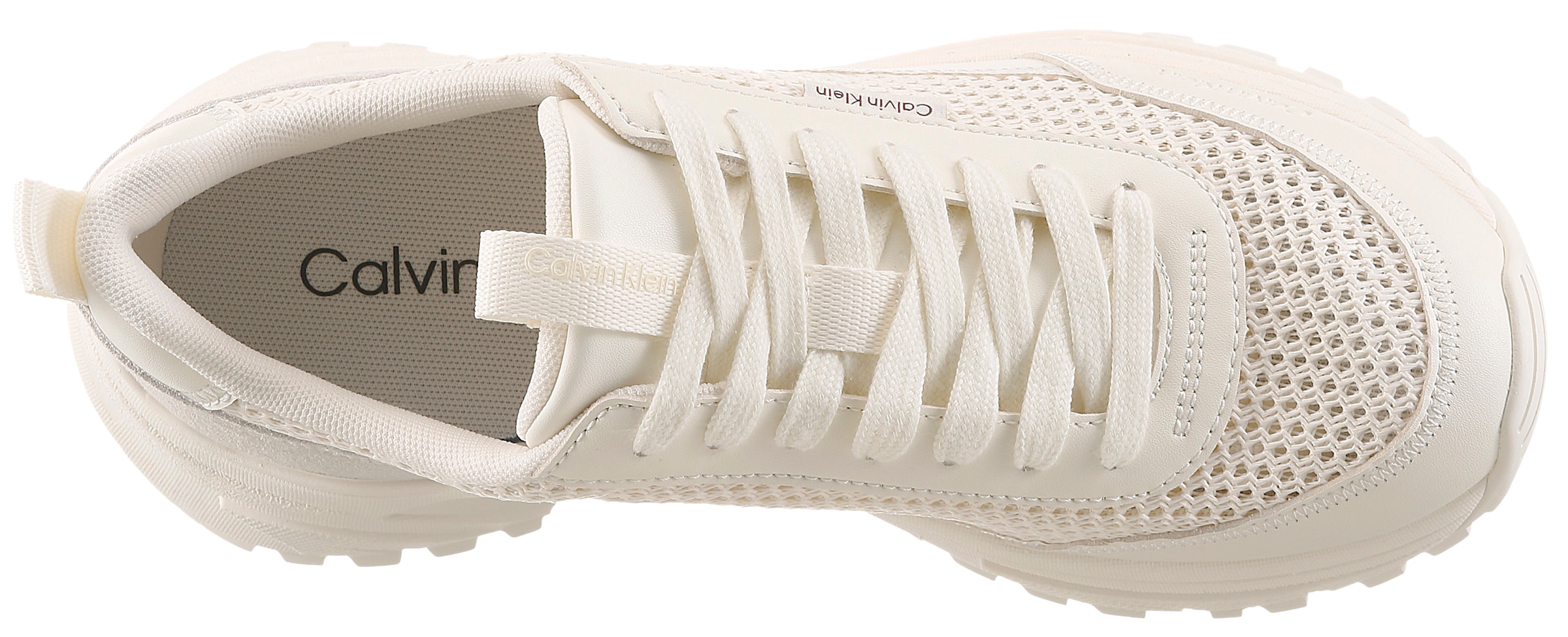 Calvin Klein Plateausneaker »HIKE RUNNER LACEUP MESH«  Chunky Sneaker, Halbschuh, Freizeitsneaker mit Profilsohle