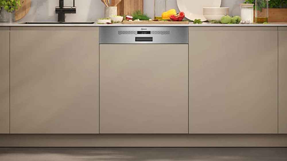 NEFF teilintegrierbarer Geschirrspüler N 50 »S145ECS00E«, 14 Maßgedecke, Besteckschublade für einfaches Beladen