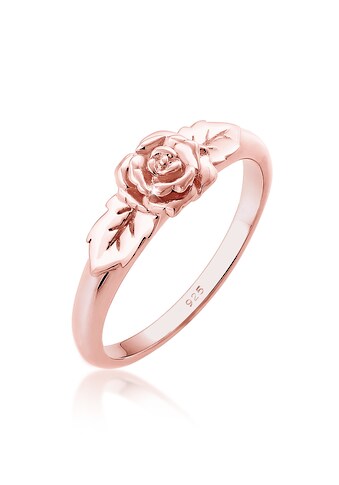 Elli Fingerring »Rosenblüte Blume Vintage Look Trend 925 Silber« kaufen