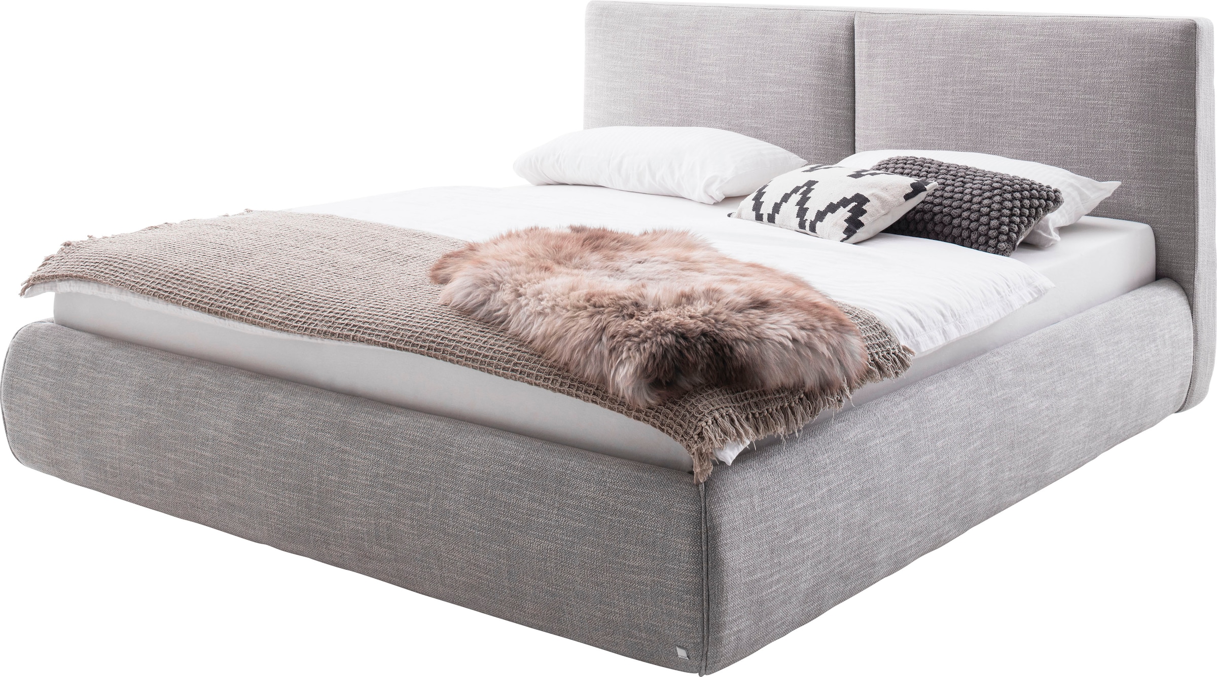 meise.möbel Polsterbett »Atesio« Wahlweise mit Lattenrost, Matratze und Bettkasten