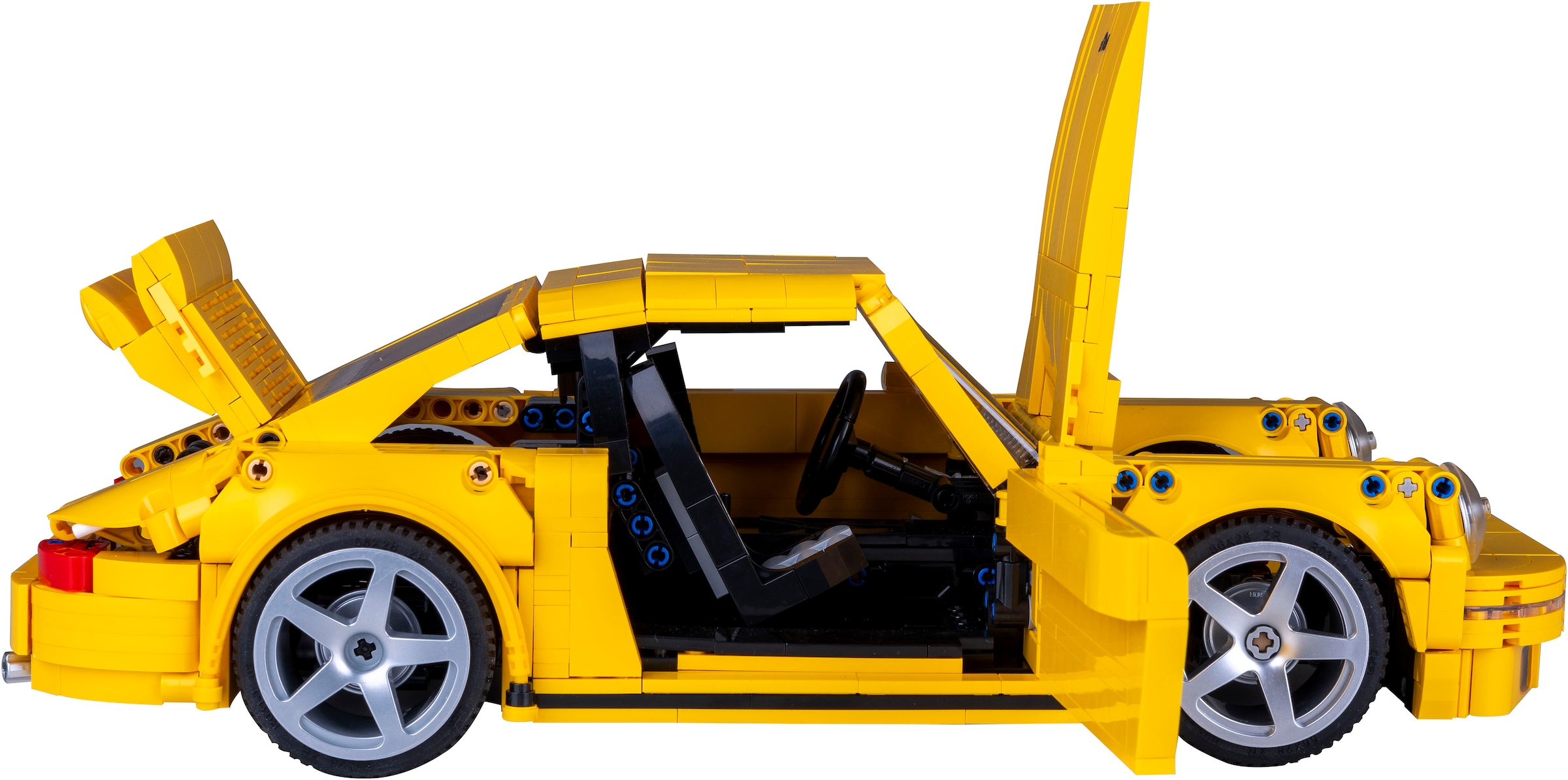 Jamara Konstruktions-Spielset »CaDA, RUF CTR 2017 Yellowbird 1:12 gelb Bricks«, (1515 St.)