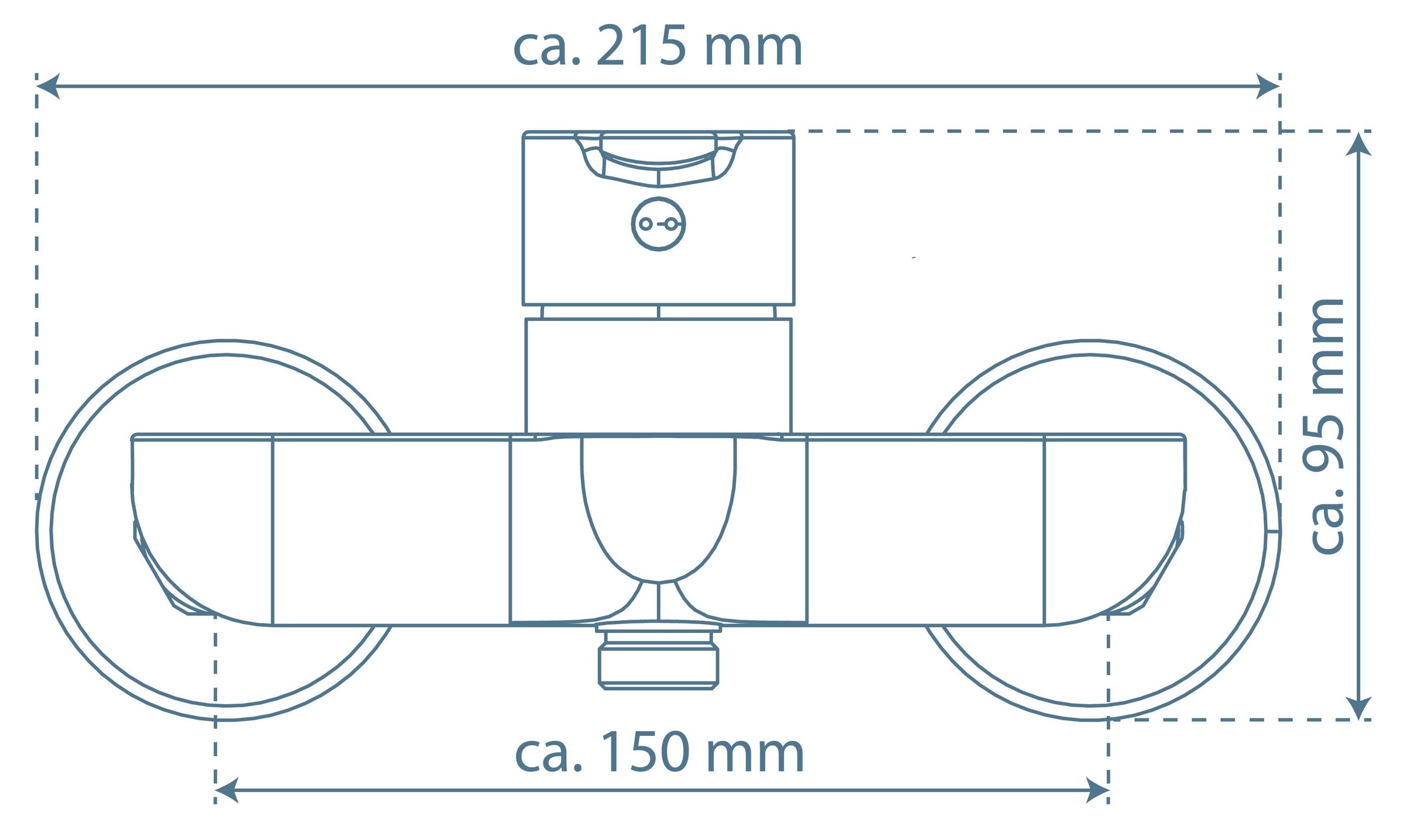 Schütte Badarmatur »3-teilige Serie DENVER« Set,  geräuscharm, Marken-Mischdüse