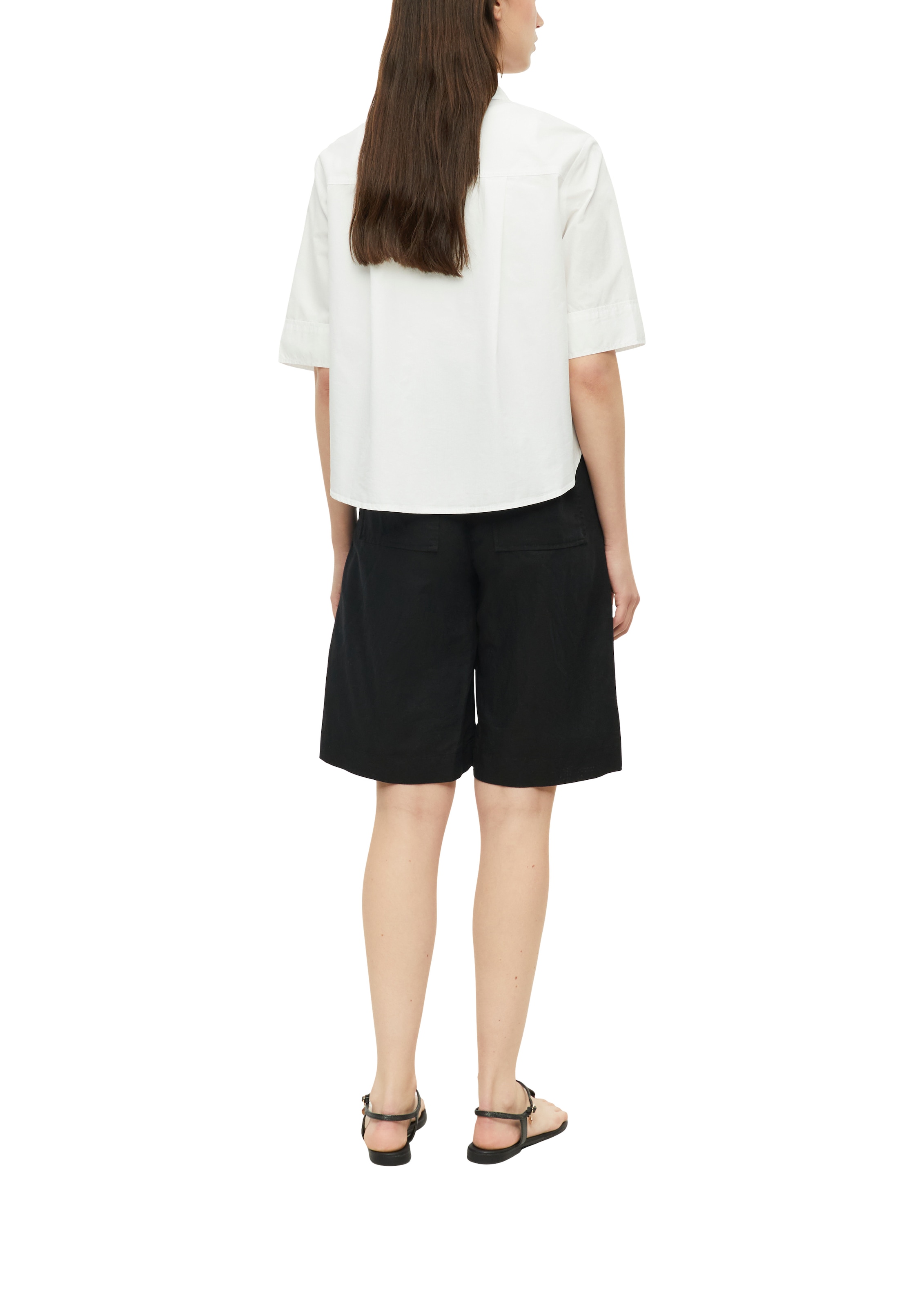 s.Oliver Hemdbluse 3/4 Arm -Sommerbluse mit Lyocell