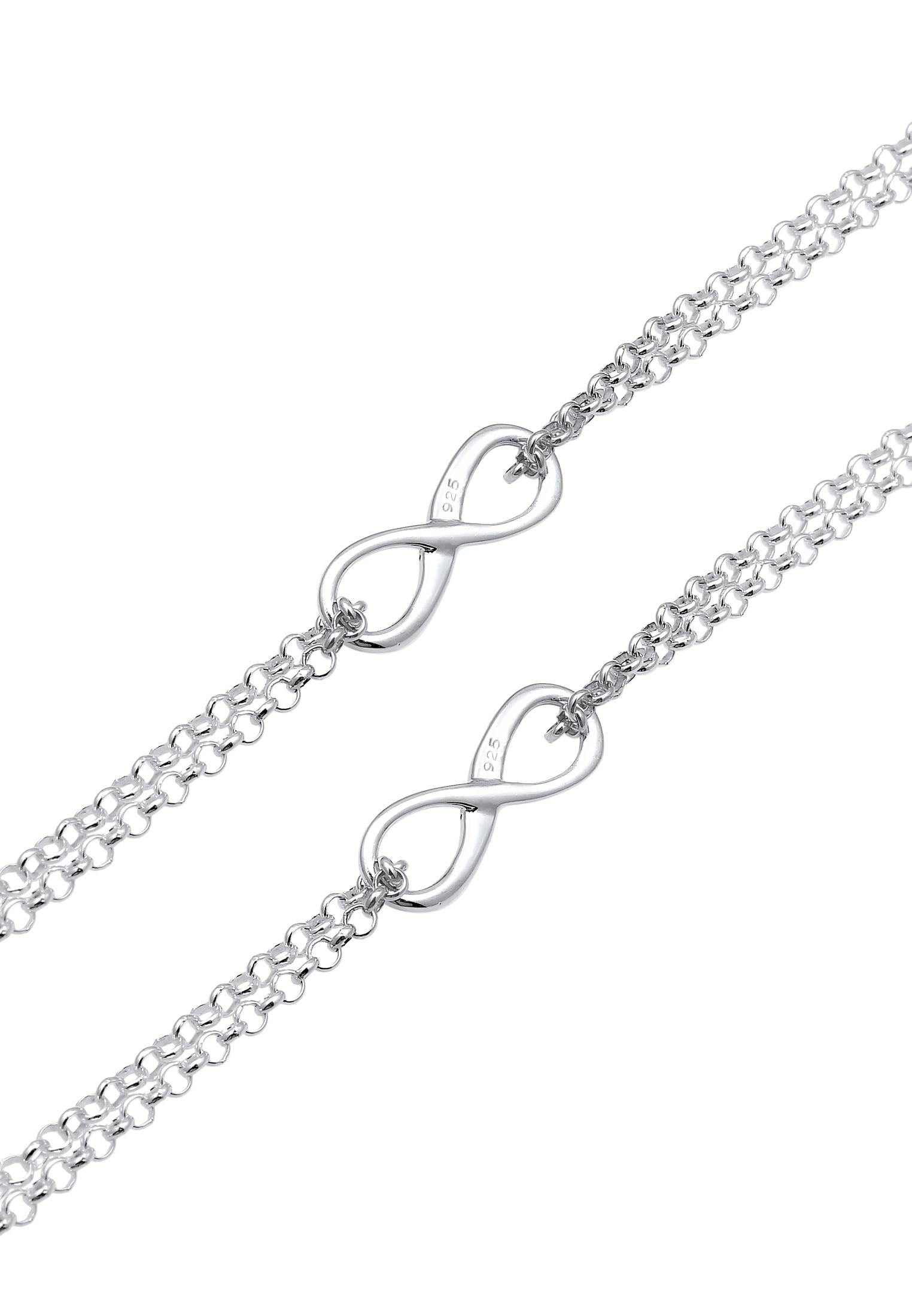 Elli Armketten Set »Armband Set Armband Mutter & Tochter Unendlichkeit 925 Sterling Silber«