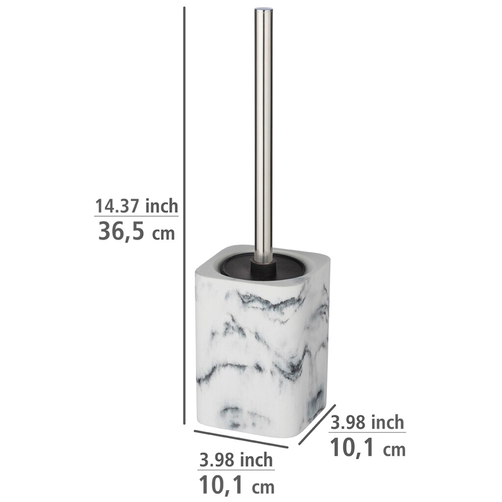 WENKO WC-Garnitur »Desio«, aus Polyresin (Kunststein)