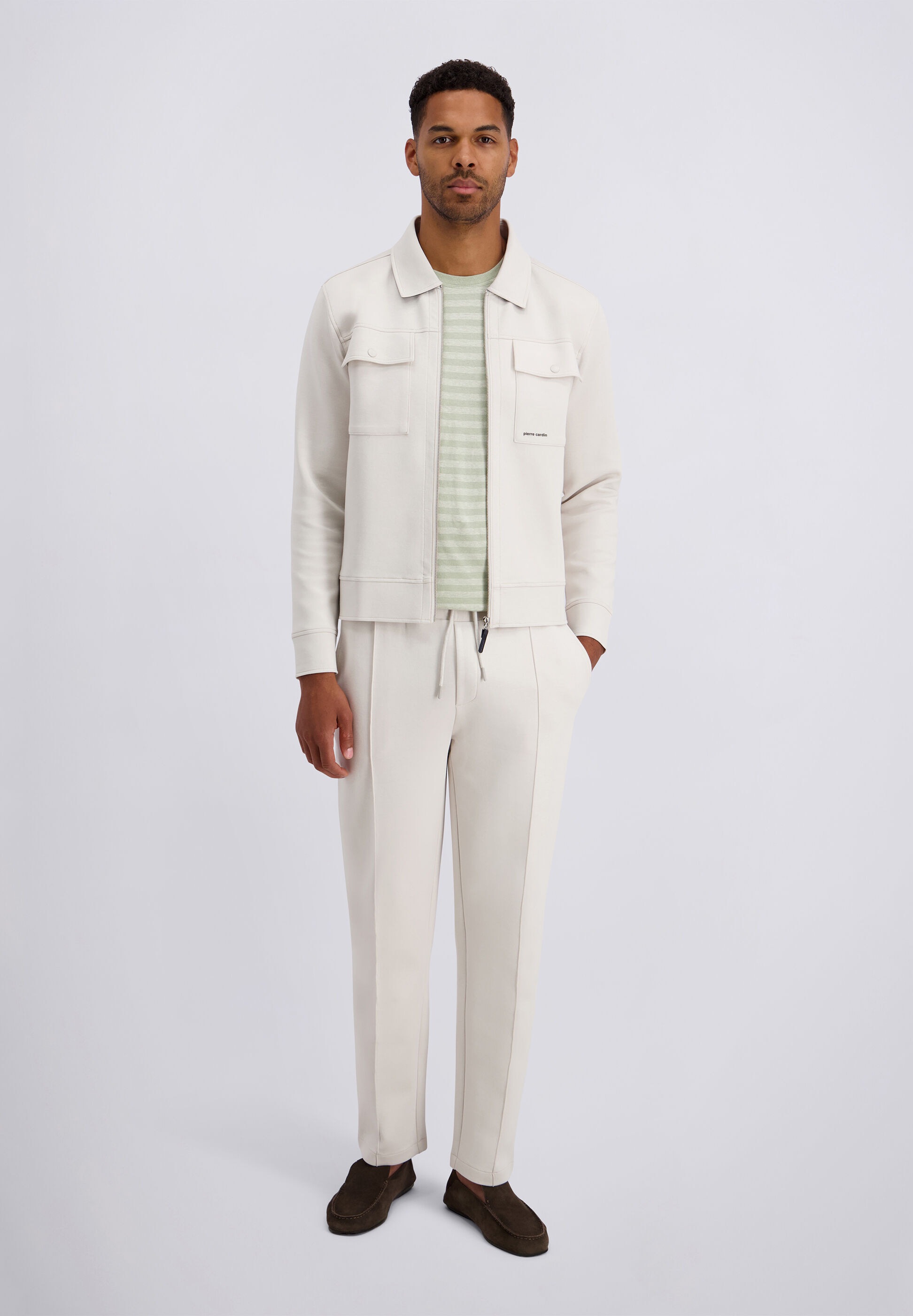 Pierre Cardin Sweatjacke »Pierre Cardin Jacke« Techno Interlock