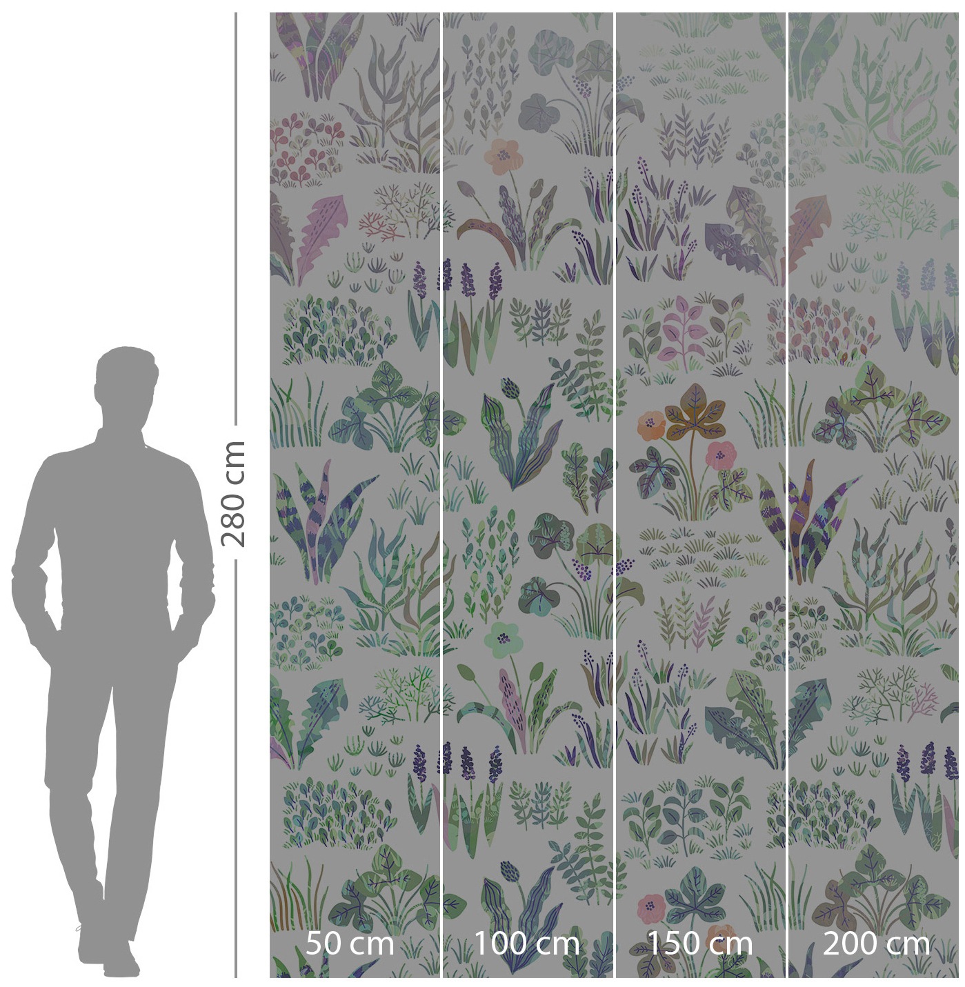Komar Vliestapete »Digitaldruck Vlies - Flower Farm - Größe 200 x 280 cm«, bedruckt, Kinderzimmer