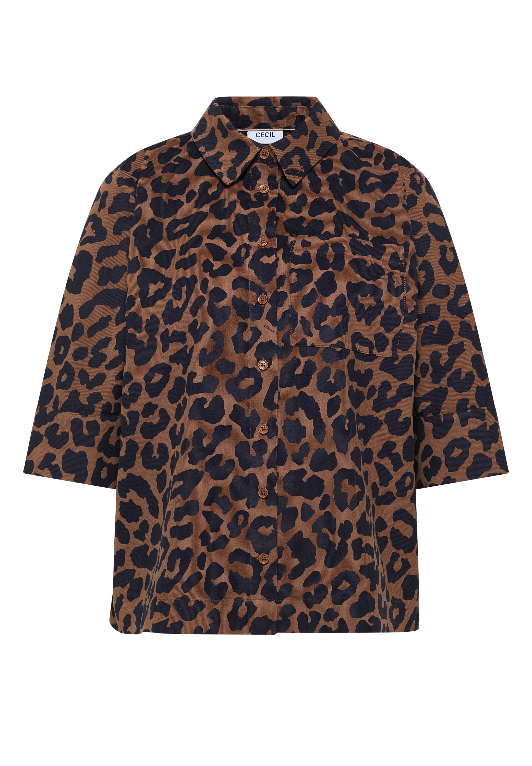 Cecil Hemdbluse Animal-Print, Baumwollqualität