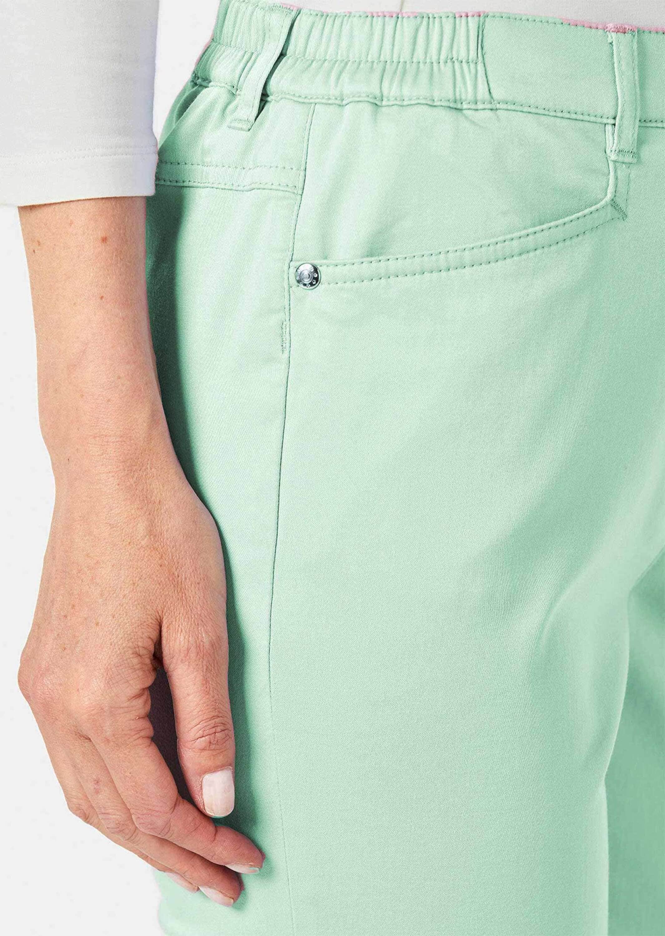 GOLDNER Stoffhose »Kurzgröße Leichte Baumwoll-Hose ANNA«