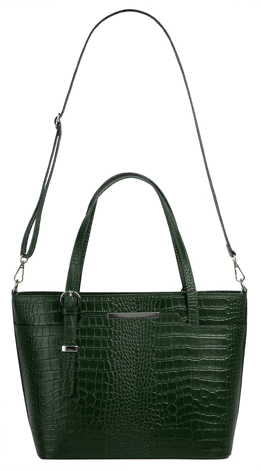 Cluty Henkeltasche, echt Leder, Made in Italy