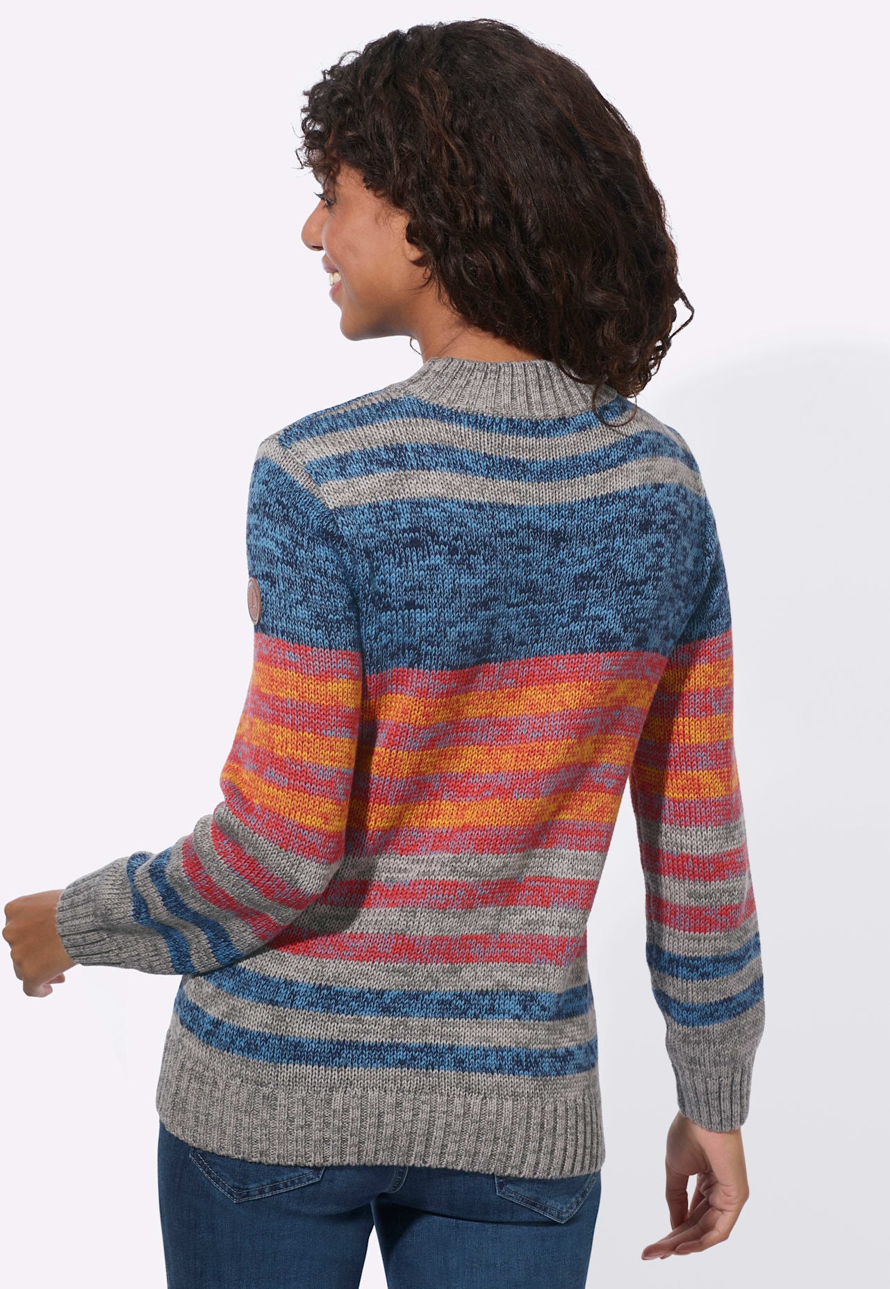 Casual Looks Stehkragenpullover »Langarm-Pullover«