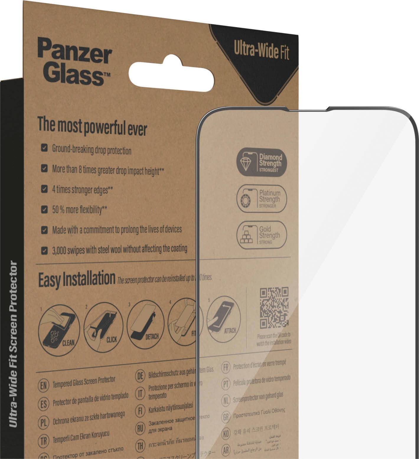 PanzerGlass Displayschutzglas »PanzerGlass™ Clear Glass Displayschutz für iPhone 14«